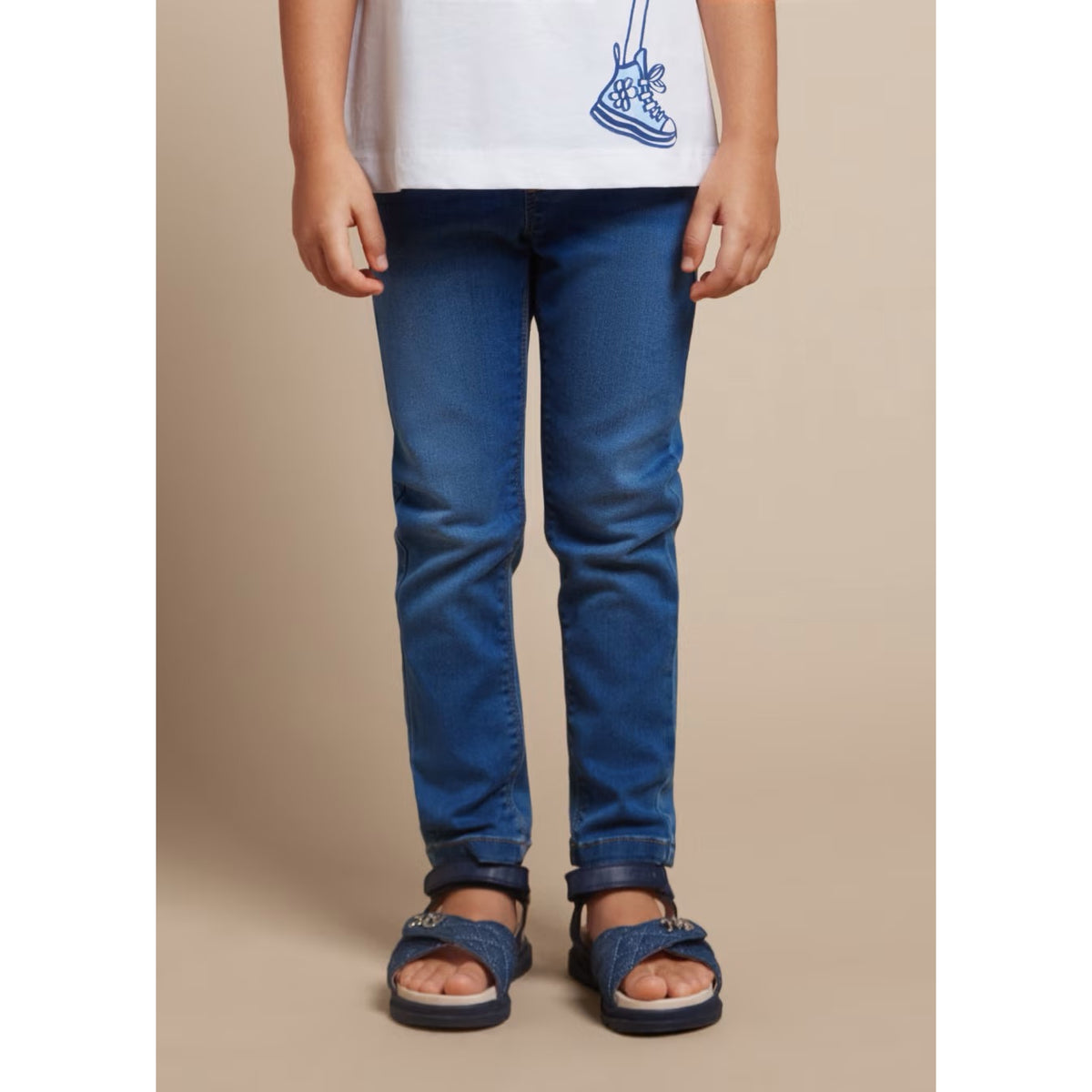 Mayoral Girls Denim Jeggings Ss24 548 Dark Denim Clothing 4YRS / Dark Denim,5YRS / Dark Denim,6YRS / Dark Denim,7YRS / Dark Denim,8YRS / Dark Denim,9YRS / Dark Denim