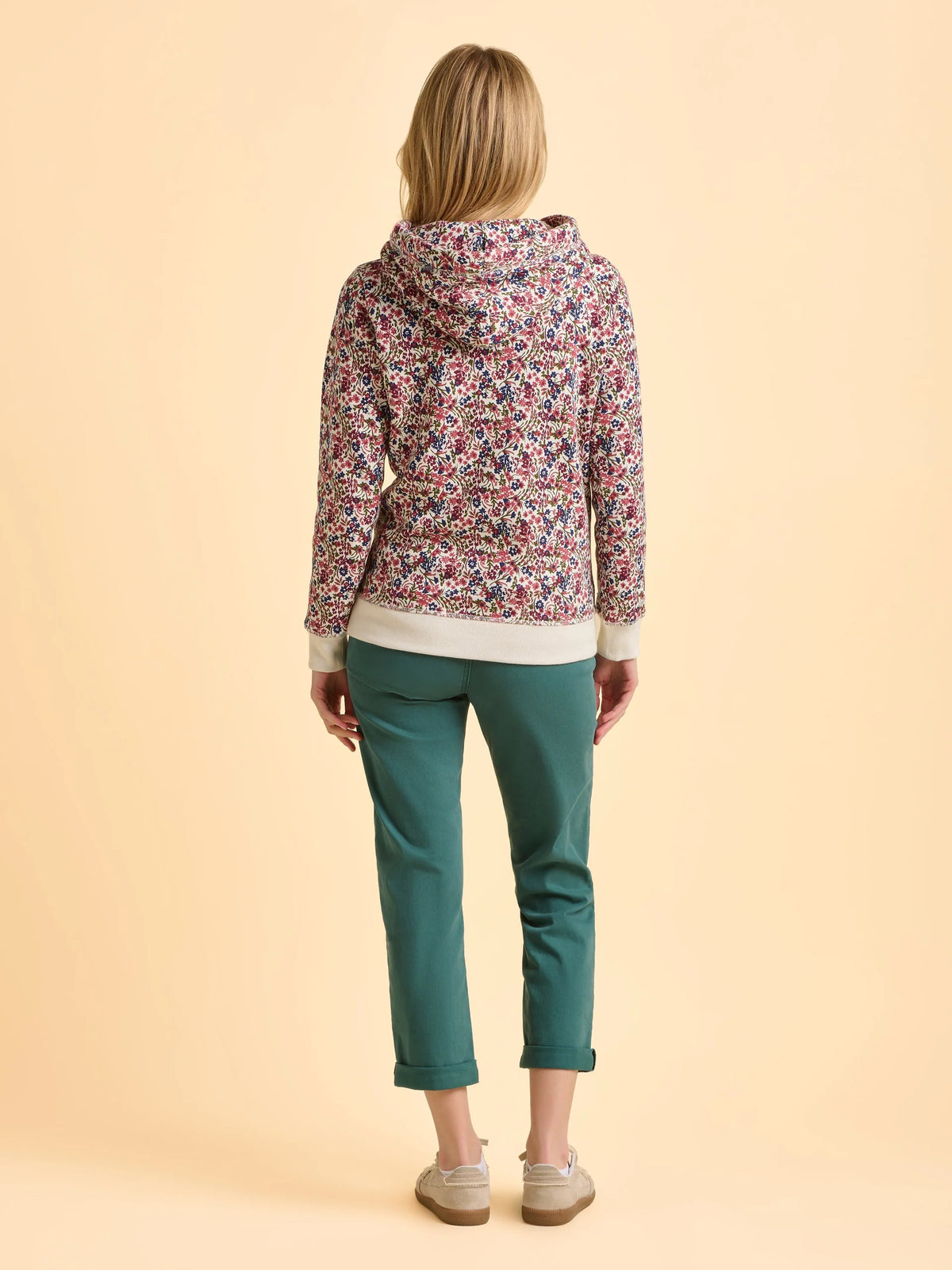 Brakeburn Womens Wimborne Elise Hoodie Bblswt0013215aw25 Floral Clothing UK8 / Multi,UK10 / Multi,UK12 / Multi,UK14 / Multi,UK16 / Multi