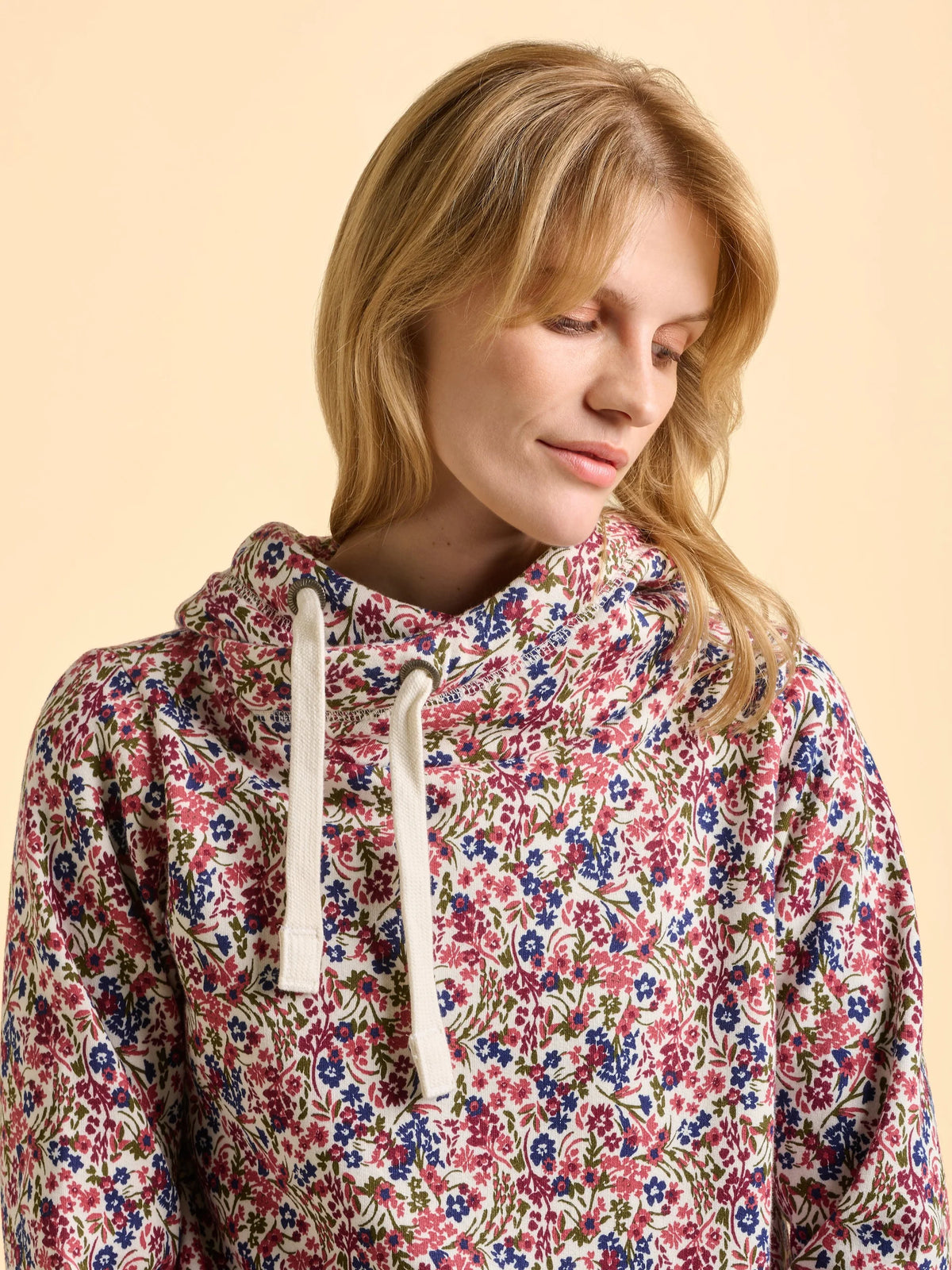 Brakeburn Womens Wimborne Elise Hoodie Bblswt0013215aw25 Floral Clothing UK8 / Multi,UK10 / Multi,UK12 / Multi,UK14 / Multi,UK16 / Multi