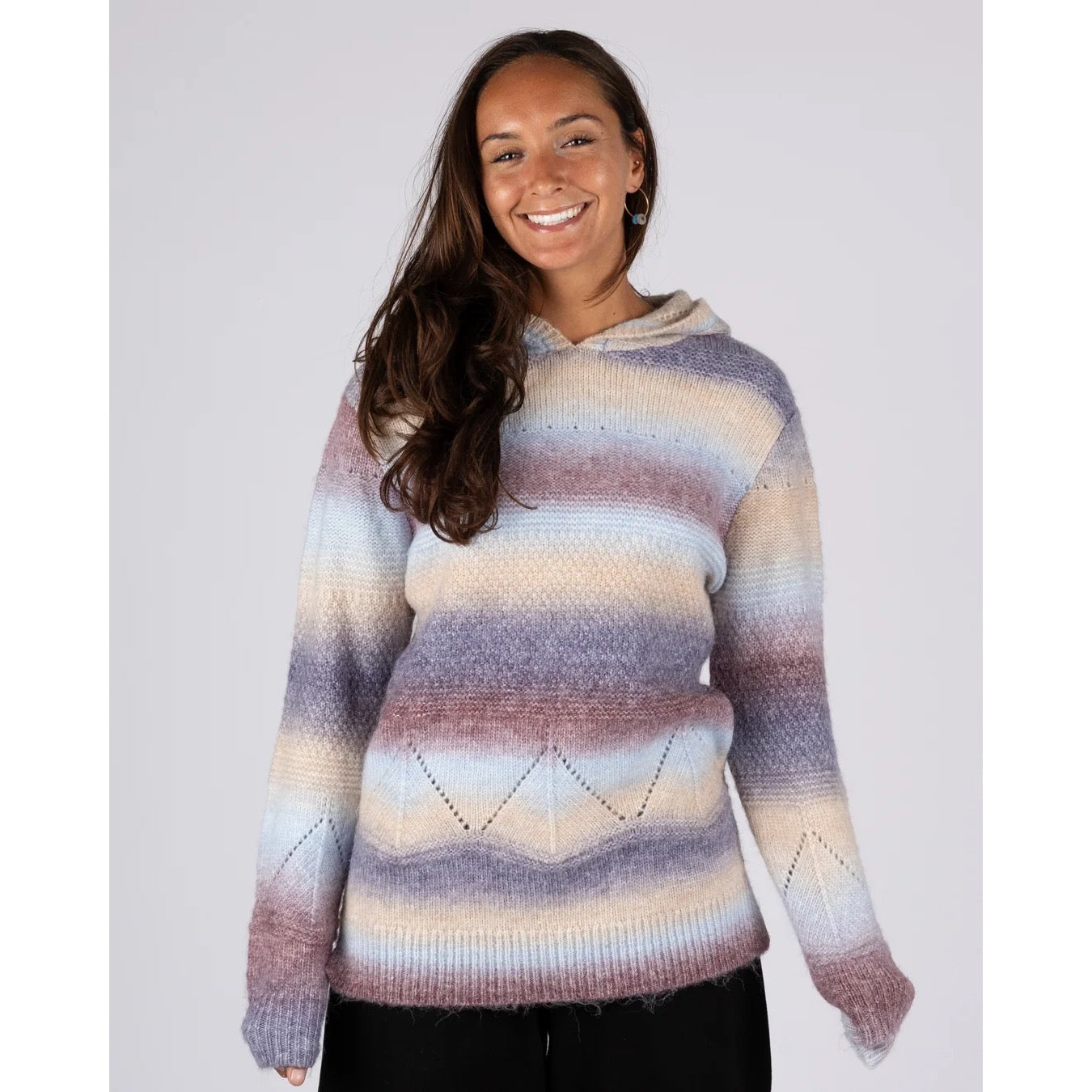 Saltrock Womens Elowen Hooded Jumper Purple Clothing XS / Purple,S / Purple,M / Purple,L / Purple