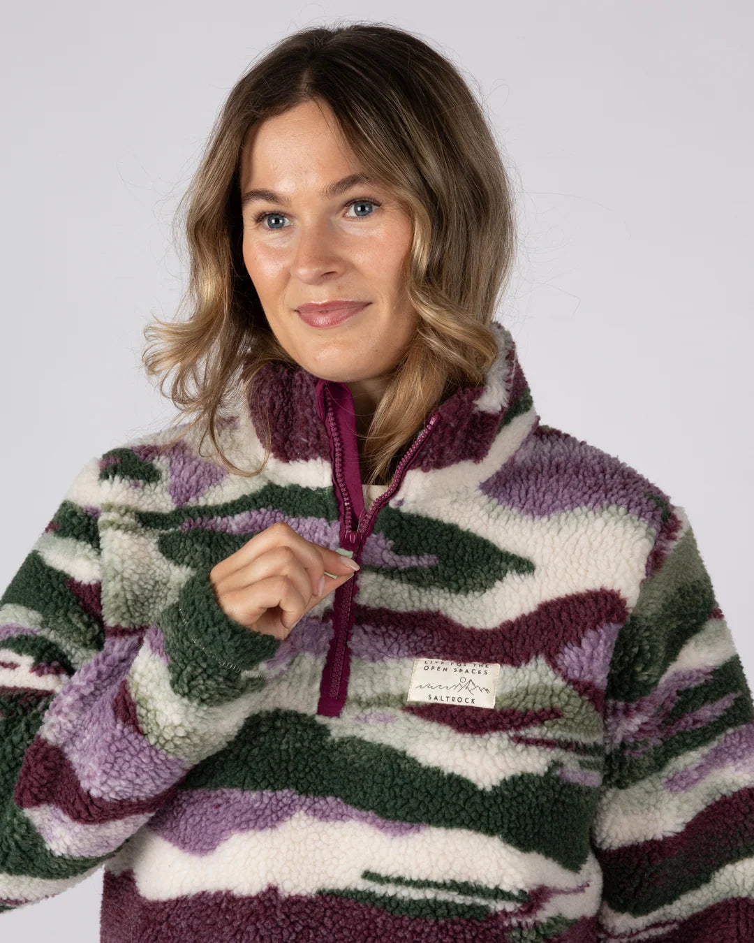Saltrock Womens Cloudline Fleece Purple Clothing S / Purple,M / Purple,L / Purple