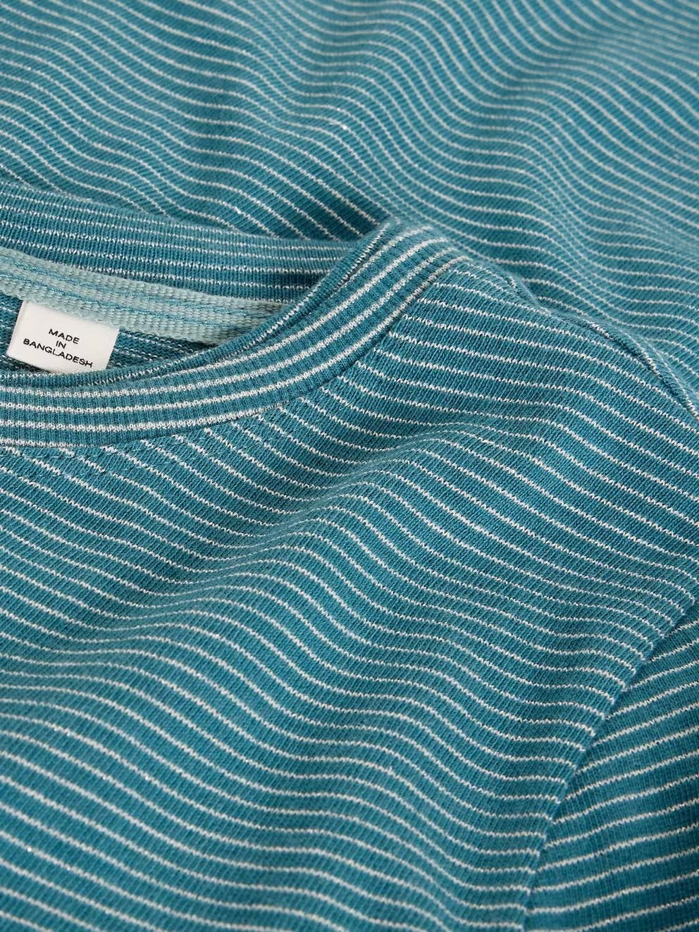 White Stuff Womens Clara Sparkle Stripe T-Shirt 444667 Mid Blue Clothing UK8 / Blue,UK10 / Blue,UK12 / Blue,UK14 / Blue,UK16 / Blue,UK18 / Blue