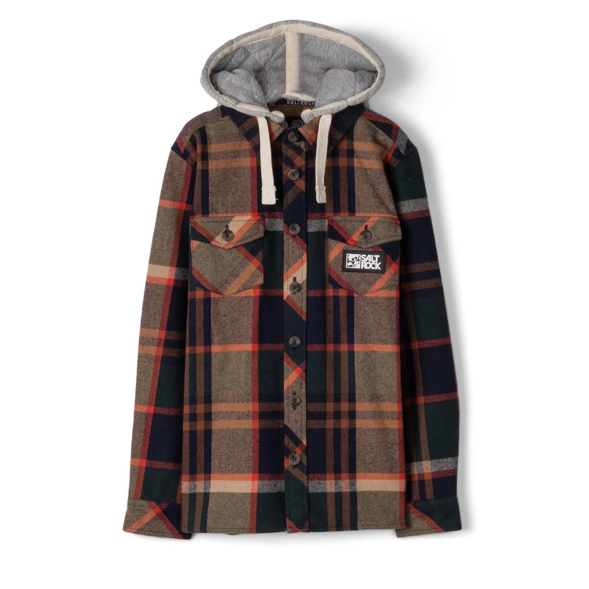 Saltrock Boys Strait Hooded Shirt Multi Clothing 9/10YRS / Multi,11/12YRS / Multi,13YRS / Multi