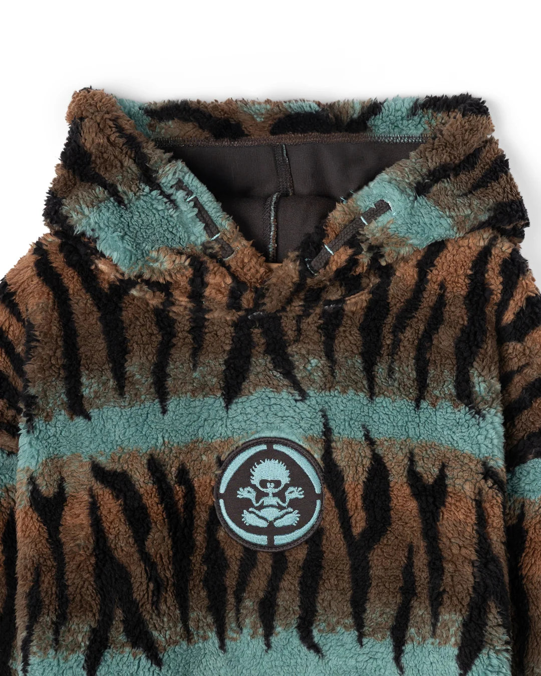 Saltrock Boys Tiger Target Fleece Brown Clothing 9/10YRS / Brown,11/12YRS / Brown,13YRS / Brown