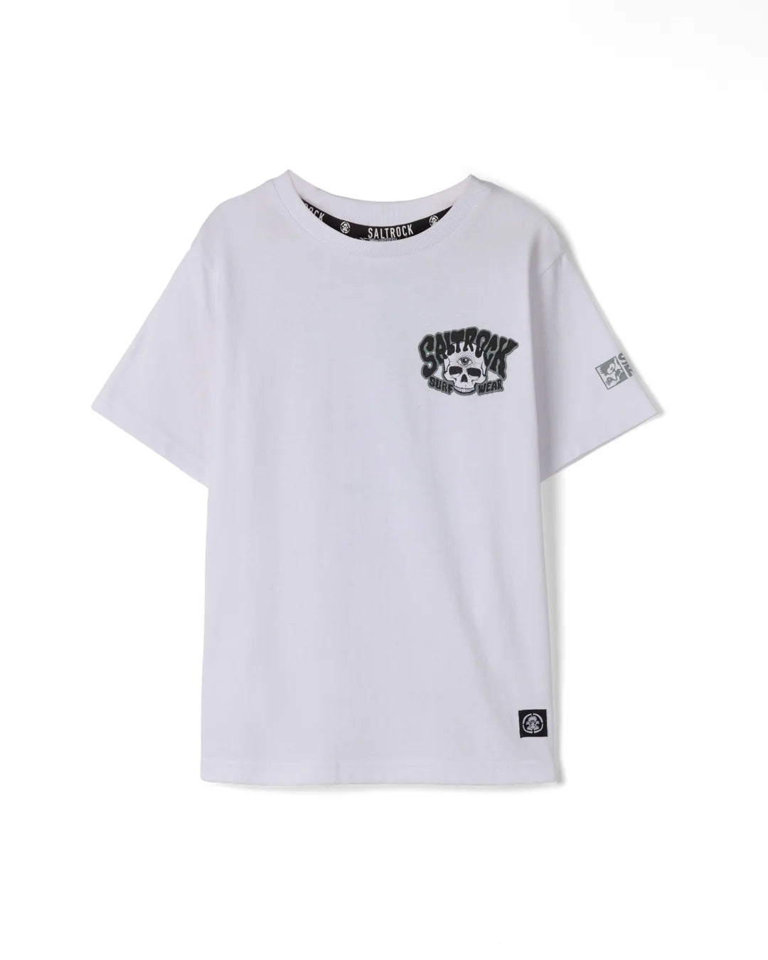 Saltrock Boys Tiger Trio T-Shirt White Clothing 9/10YRS / White,11/12YRS / White,13YRS / White