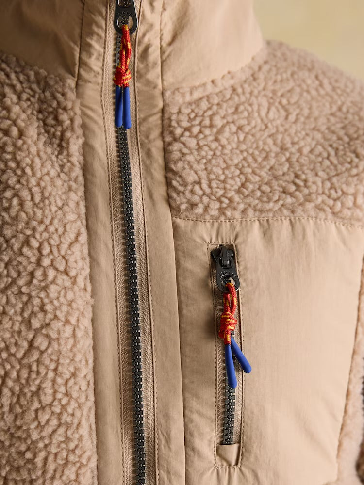 Joules Womens Lottie Borg Fleece An806913 Natural Clothing UK8 / Natural,UK10 / Natural,UK12 / Natural,UK14 / Natural,UK16 / Natural