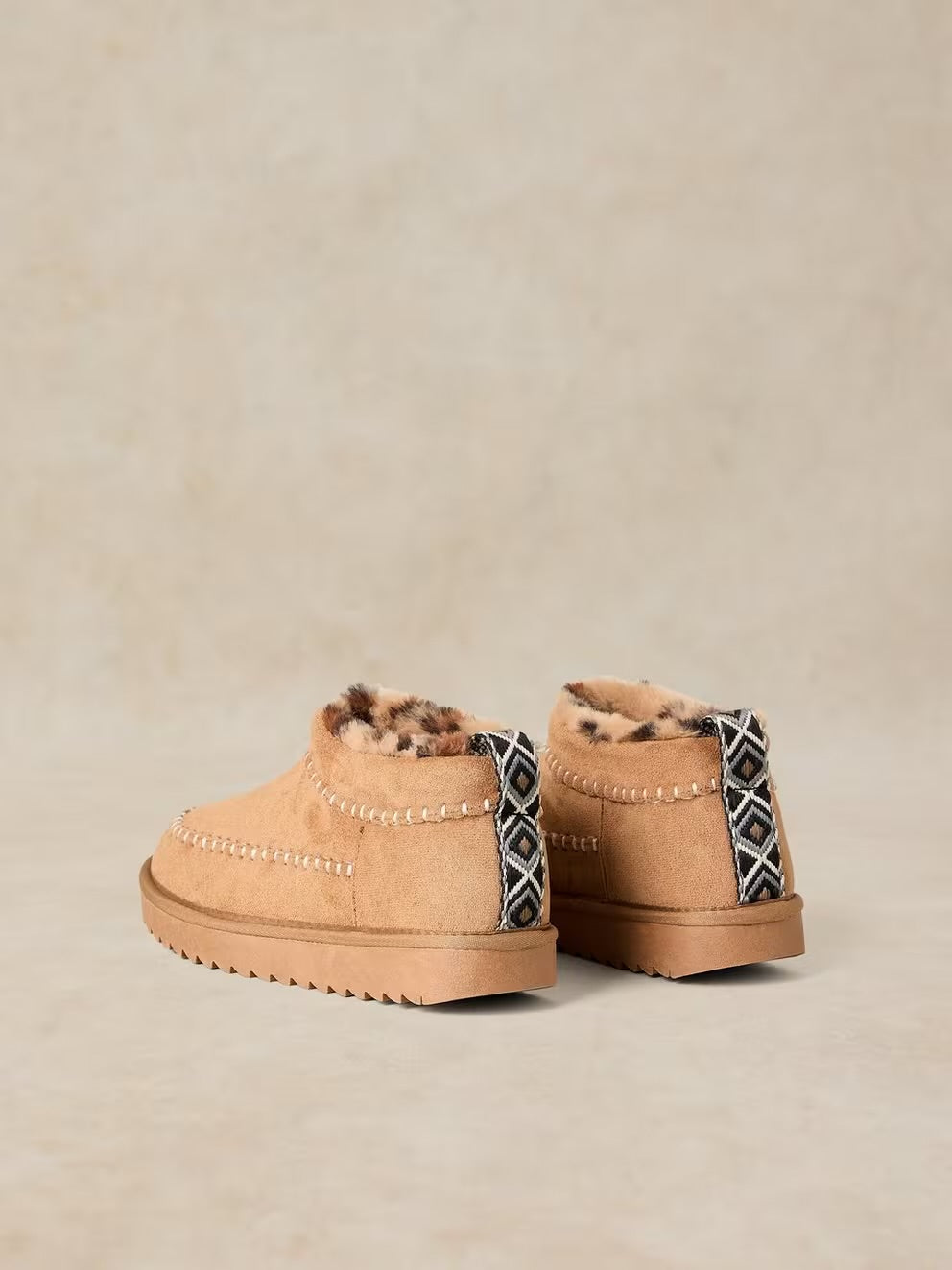White Stuff Womens Whipstitch Bootie Slippers 447631 Tan Footwear UK4 / Tan,UK5 / Tan,UK6 / Tan,UK7 / Tan