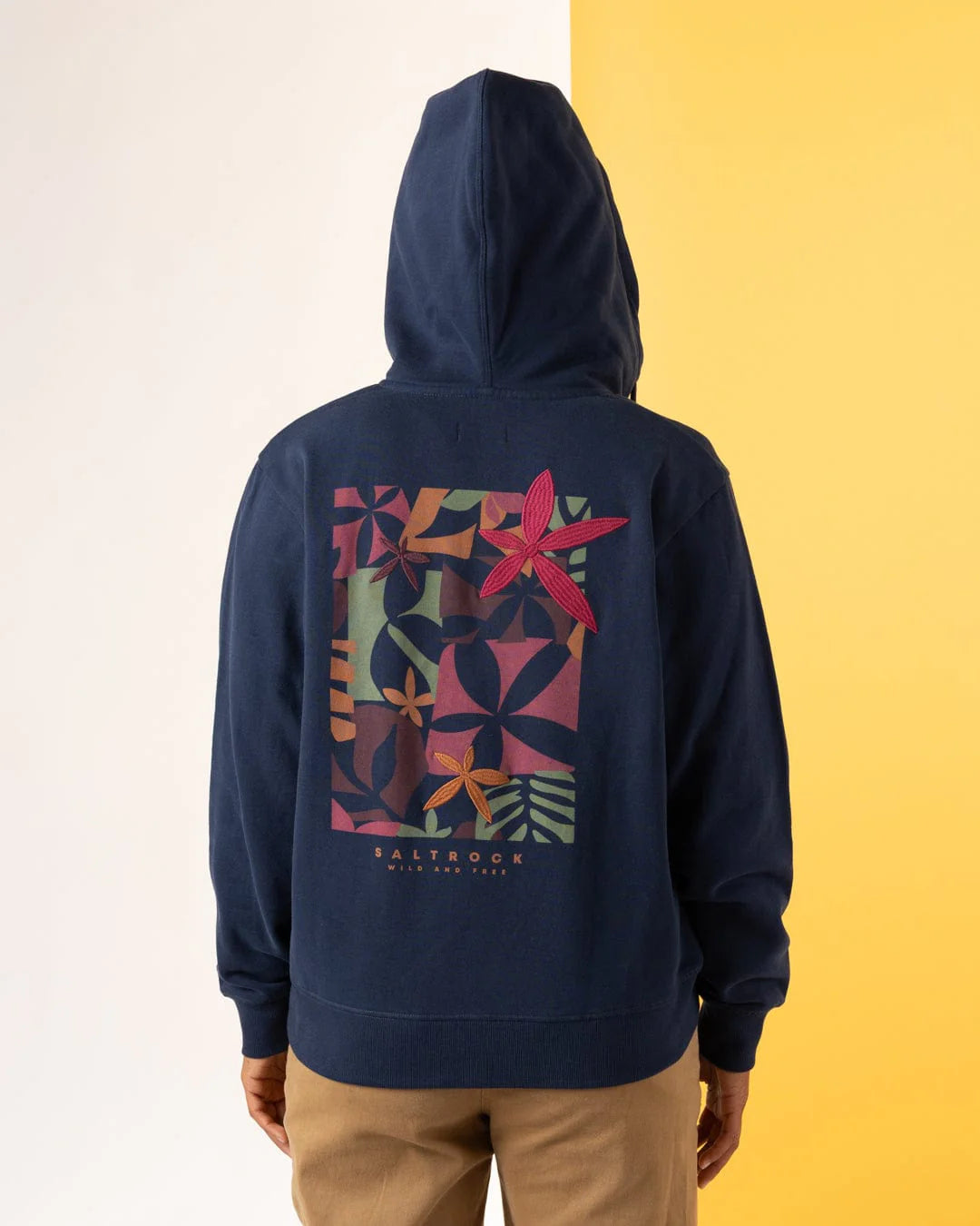 Saltrock Womens Balance Wild Zip Hoodie Blue Clothing XS / Indigo,S / Indigo,M / Indigo,L / Indigo