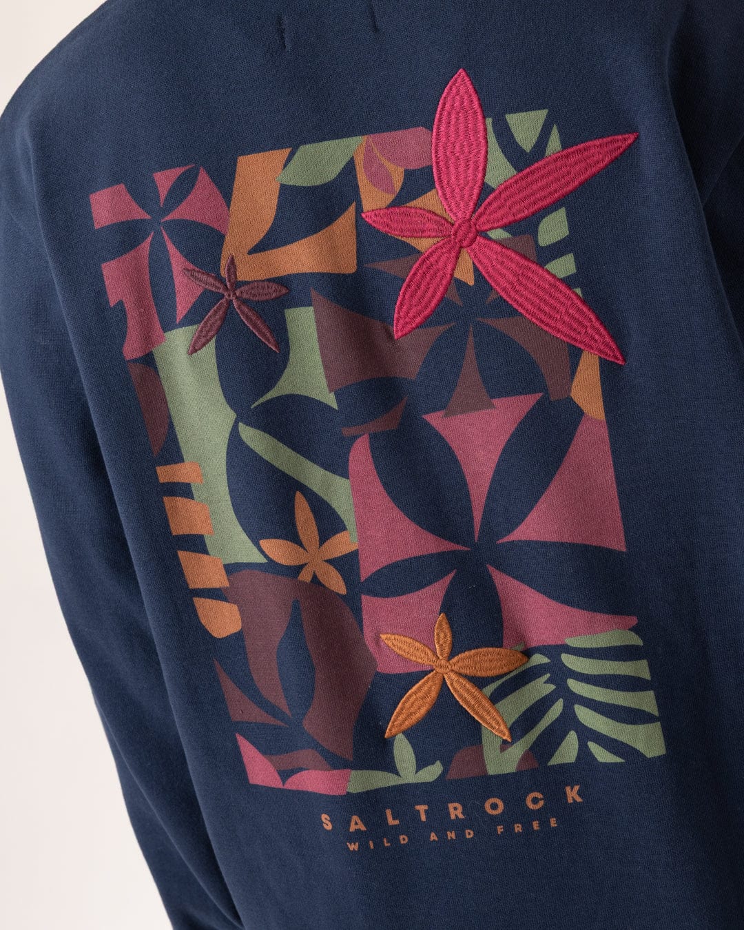 Saltrock Womens Balance Wild Zip Hoodie Blue Clothing XS / Indigo,S / Indigo,M / Indigo,L / Indigo