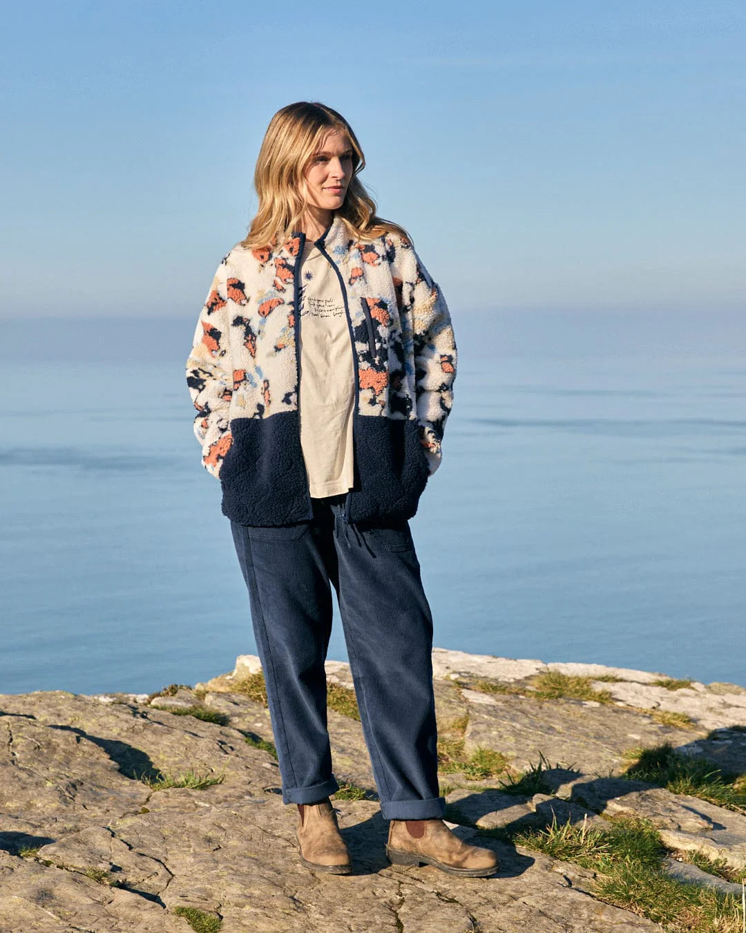 Saltrock Womens Folie Zip Fleece Blue Clothing XS / Blue,S / Blue,M / Blue,L / Blue