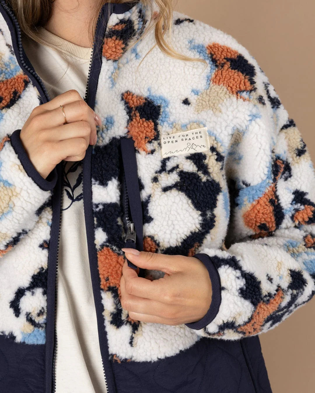 Saltrock Womens Folie Zip Fleece Blue Clothing XS / Blue,S / Blue,M / Blue,L / Blue