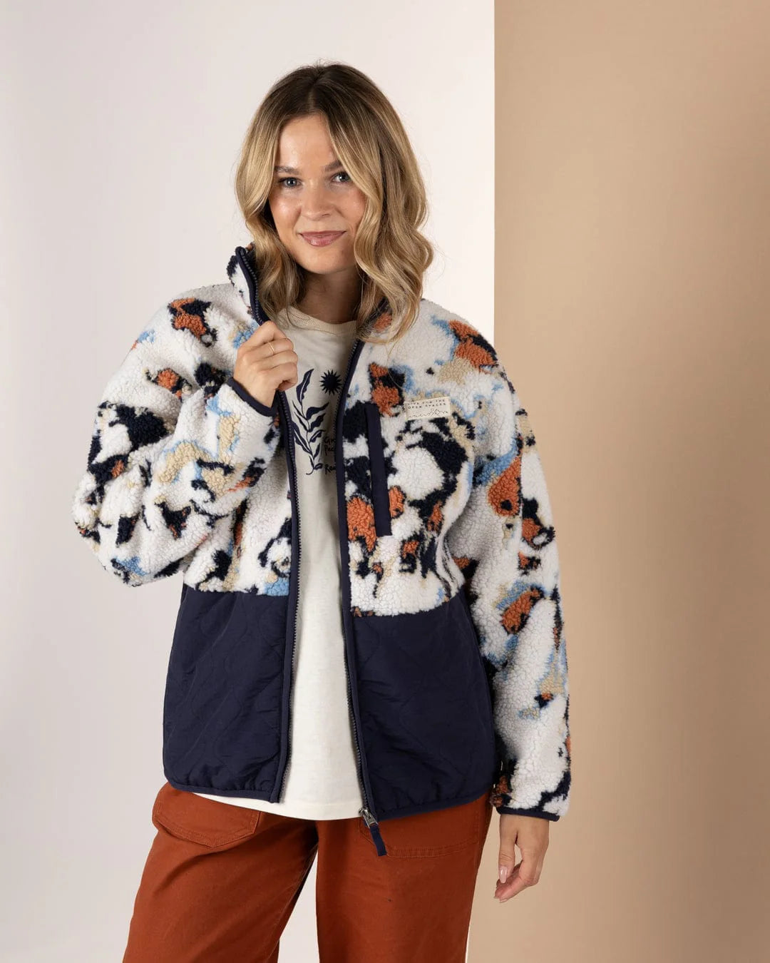 Saltrock Womens Folie Zip Fleece Blue Clothing XS / Blue,S / Blue,M / Blue,L / Blue