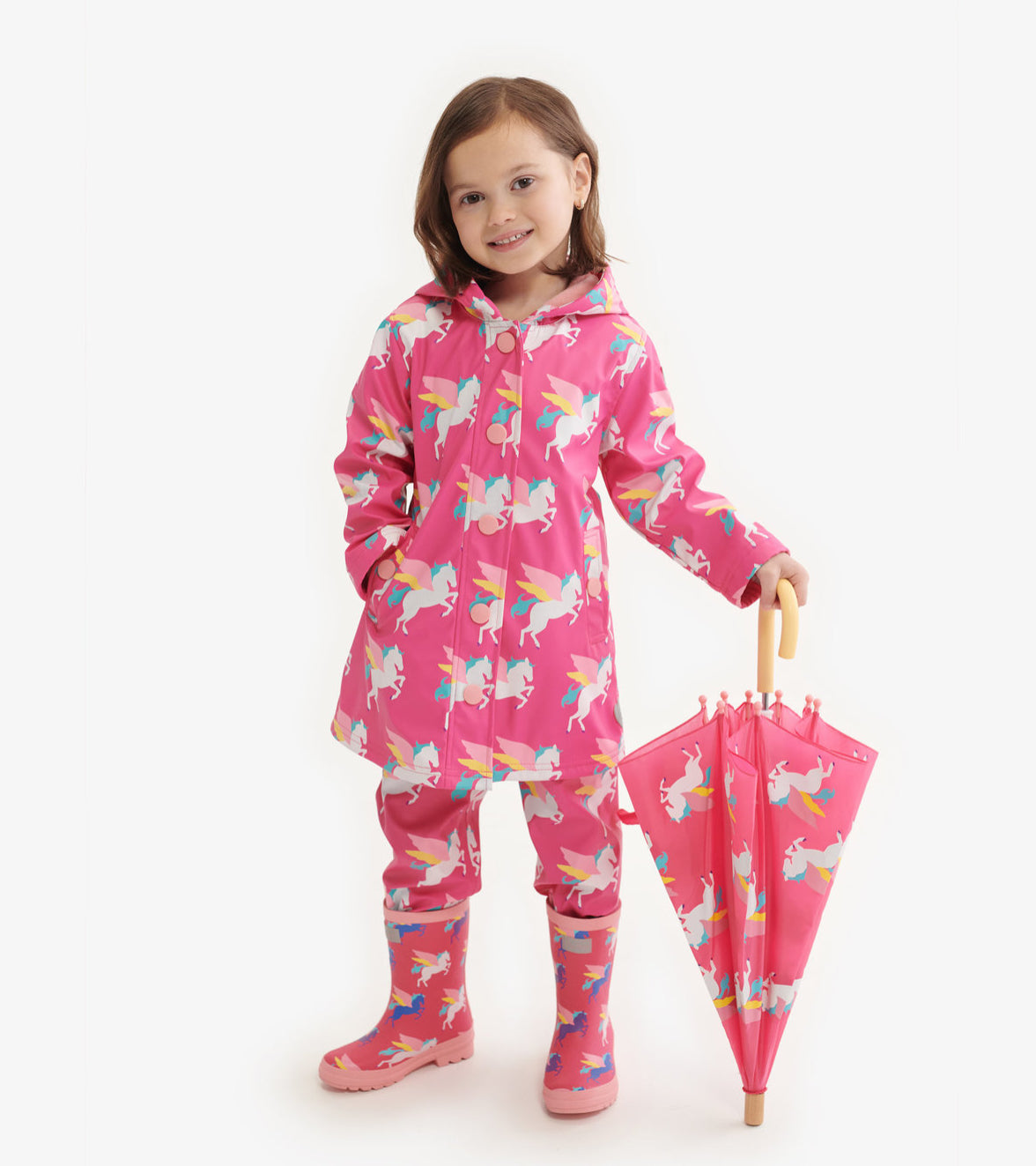 Hatley Graphic Pegasus Wellingtons S23gpk1367 Footwear UK7 INFANT / Pink,UK8 INFANT / Pink,UK9 KIDS / Pink,UK10 KIDS / Pink,UK11 KIDS / Pink,UK12 KIDS / Pink,UK13 KIDS / Pink