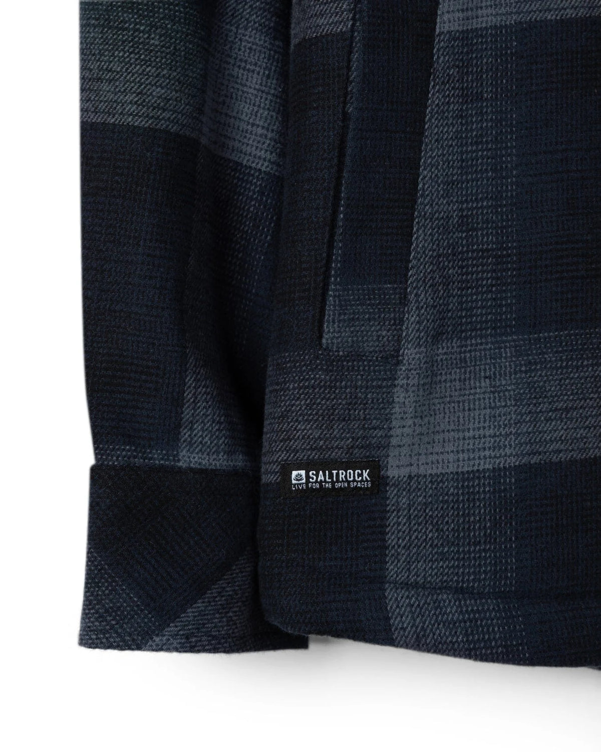 Saltrock Mens Woody Sherpa Lined Shacket Blue Clothing S / Blue,M / Blue,L / Blue,XL / Blue