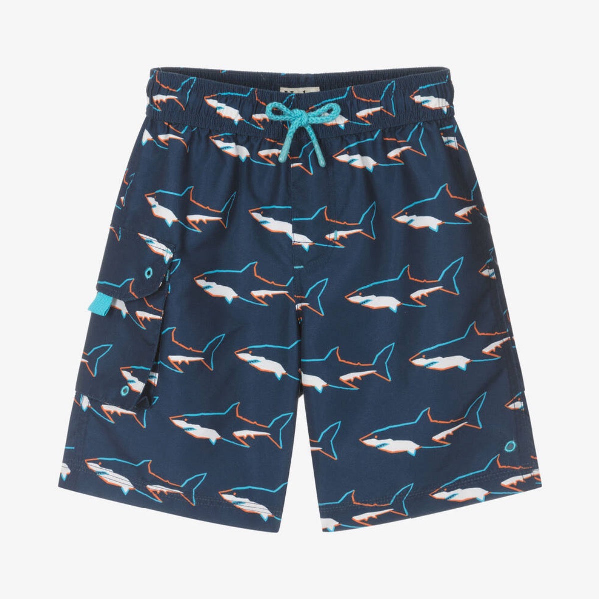 Hatley Swimming Sharks Board Shorts S24ssk1820 - Main Image