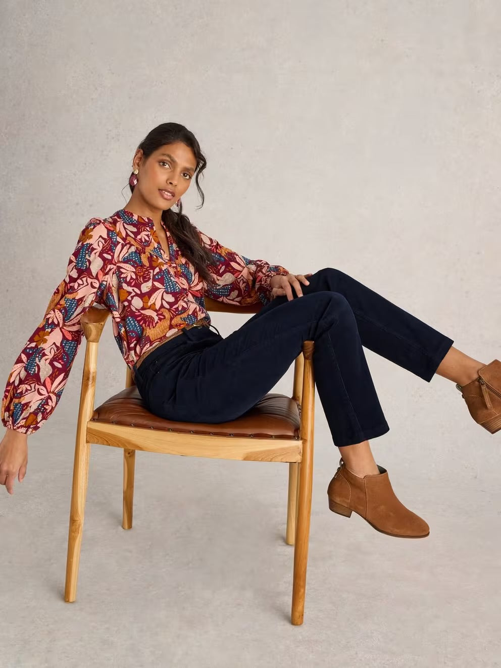 White Stuff Womens Brooke Cord Trousers 441493 Navy Clothing UK8 REG / Navy,UK10 REG / Navy,UK12 REG / Navy,UK14 REG / Navy,UK16 REG / Navy,UK18 REG / Navy