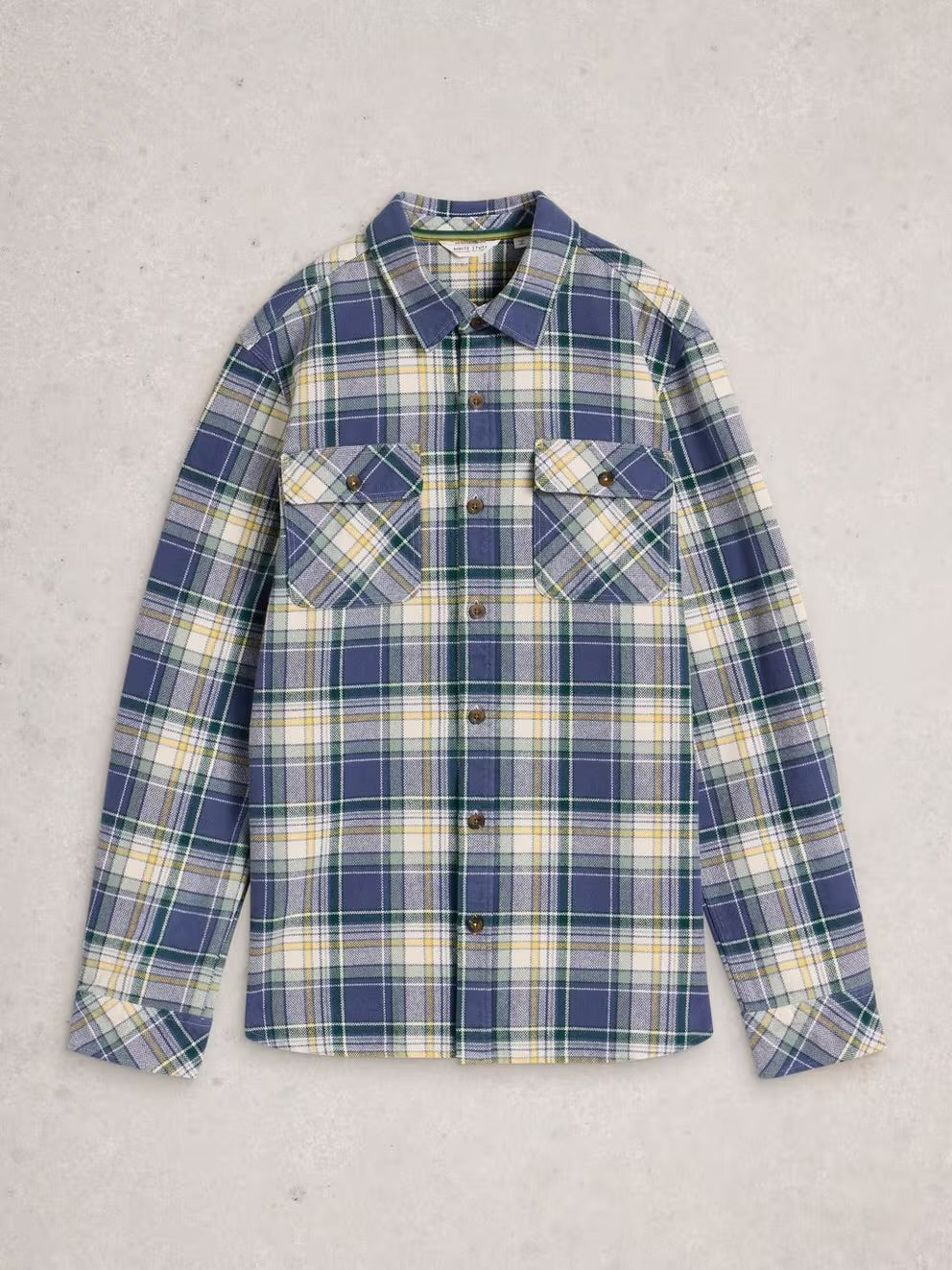 White Stuff Mens Darwen Check Shirt 444199 Blue Clothing S / Blue,M / Blue,L / Blue,XL / Blue