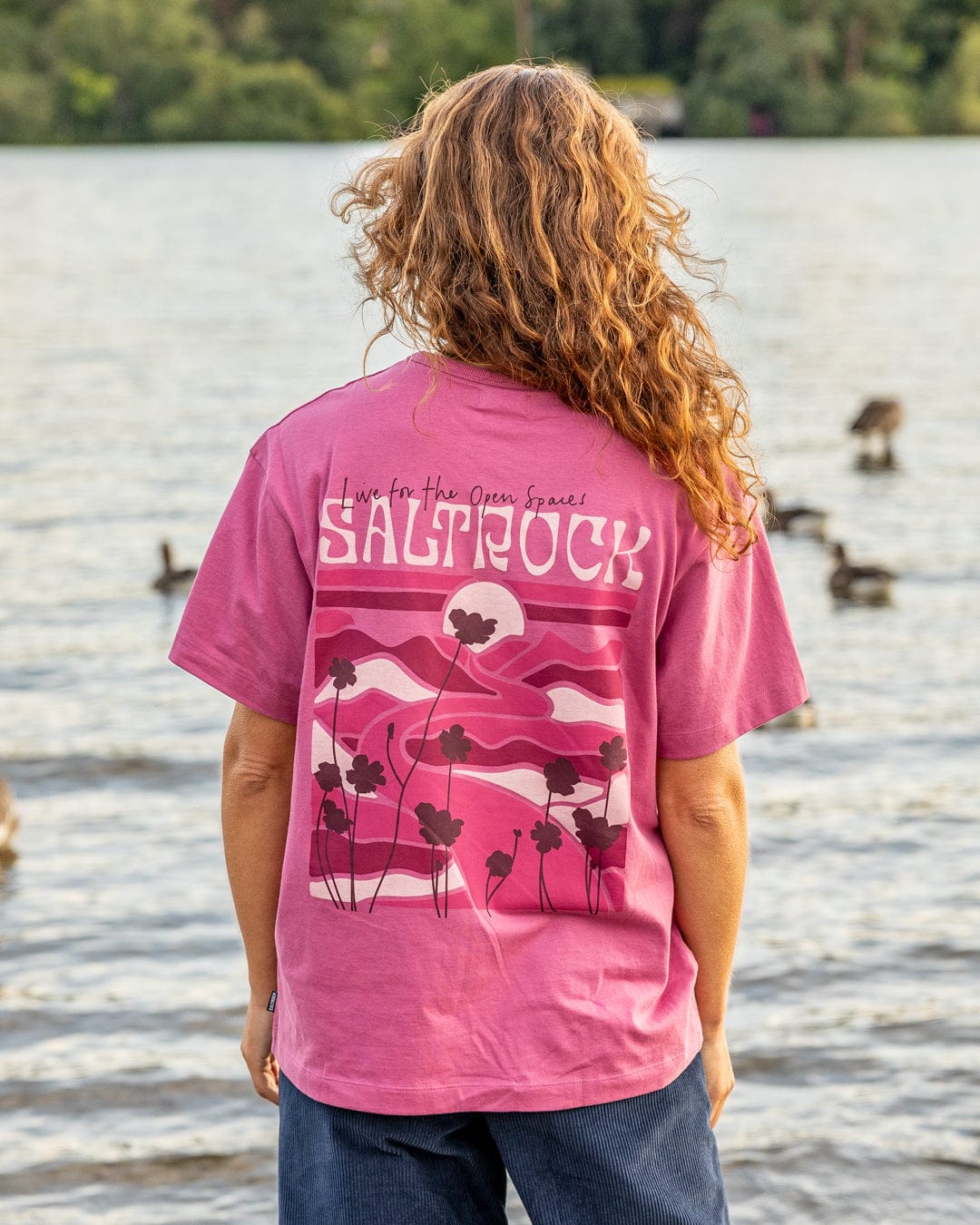 Saltrock Womens Vista T-Shirt Dark Pink Clothing XS / Pink,S / Pink,M / Pink,L / Pink