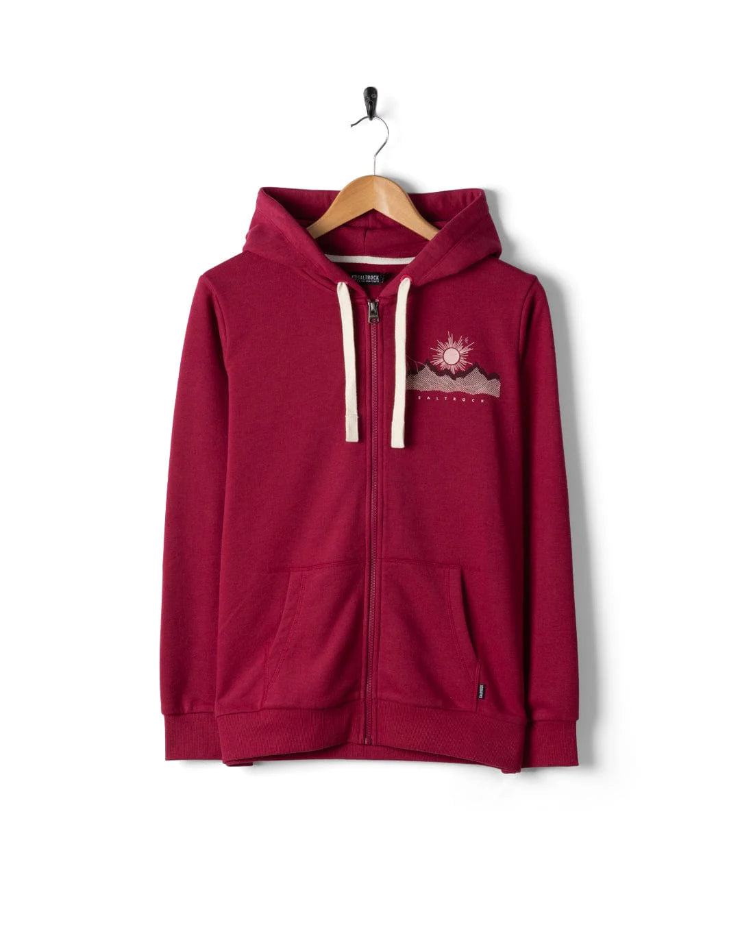 Saltrock Womens Horizon Zip Hoodie Hwz22502084 Dark Pink Clothing XS / Pink,S / Pink,M / Pink,L / Pink