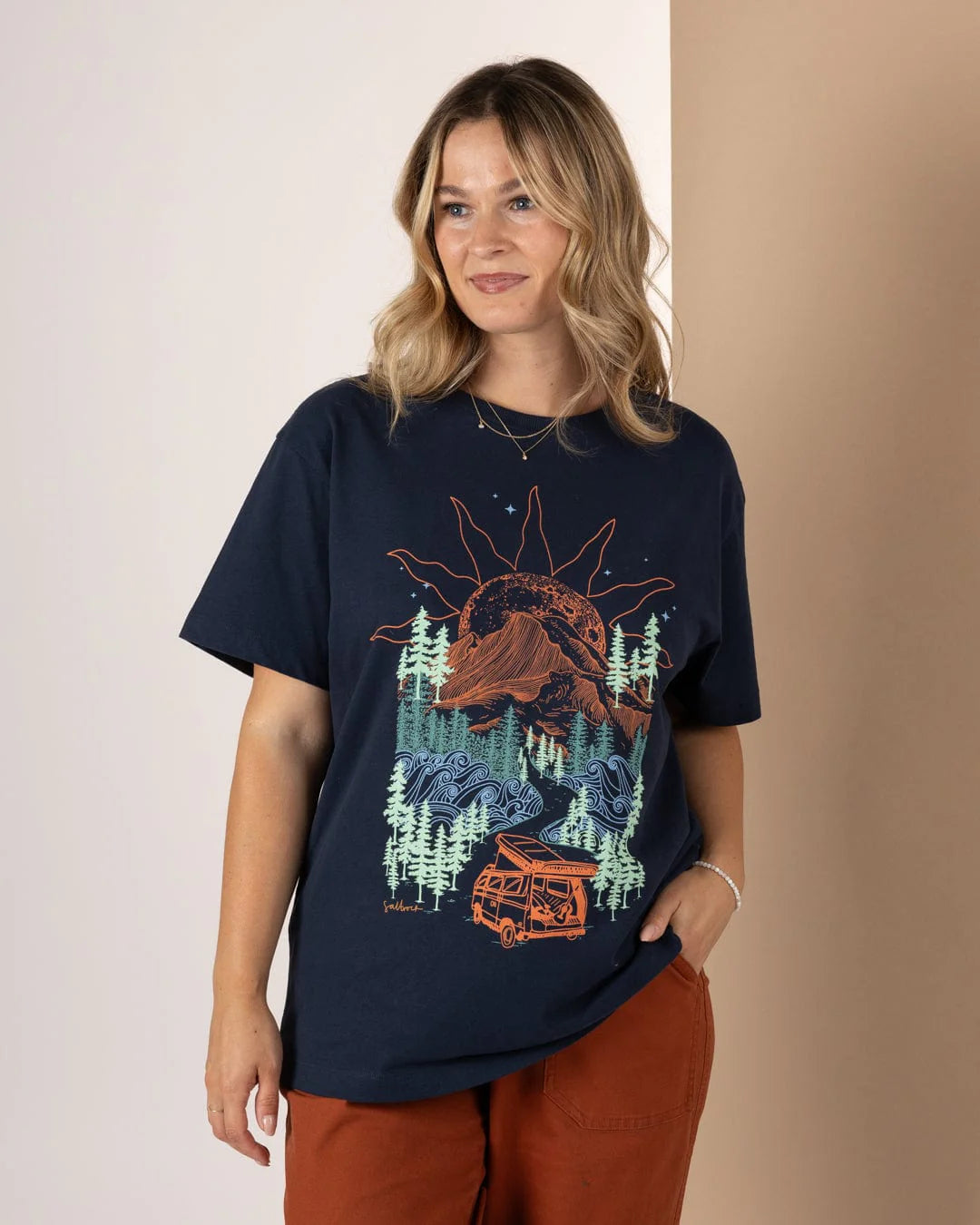 Saltrock Womens Open Road Ss T-Shirt Tsf22502012 Blue Clothing XS / Blue,S / Blue,M / Blue,L / Blue