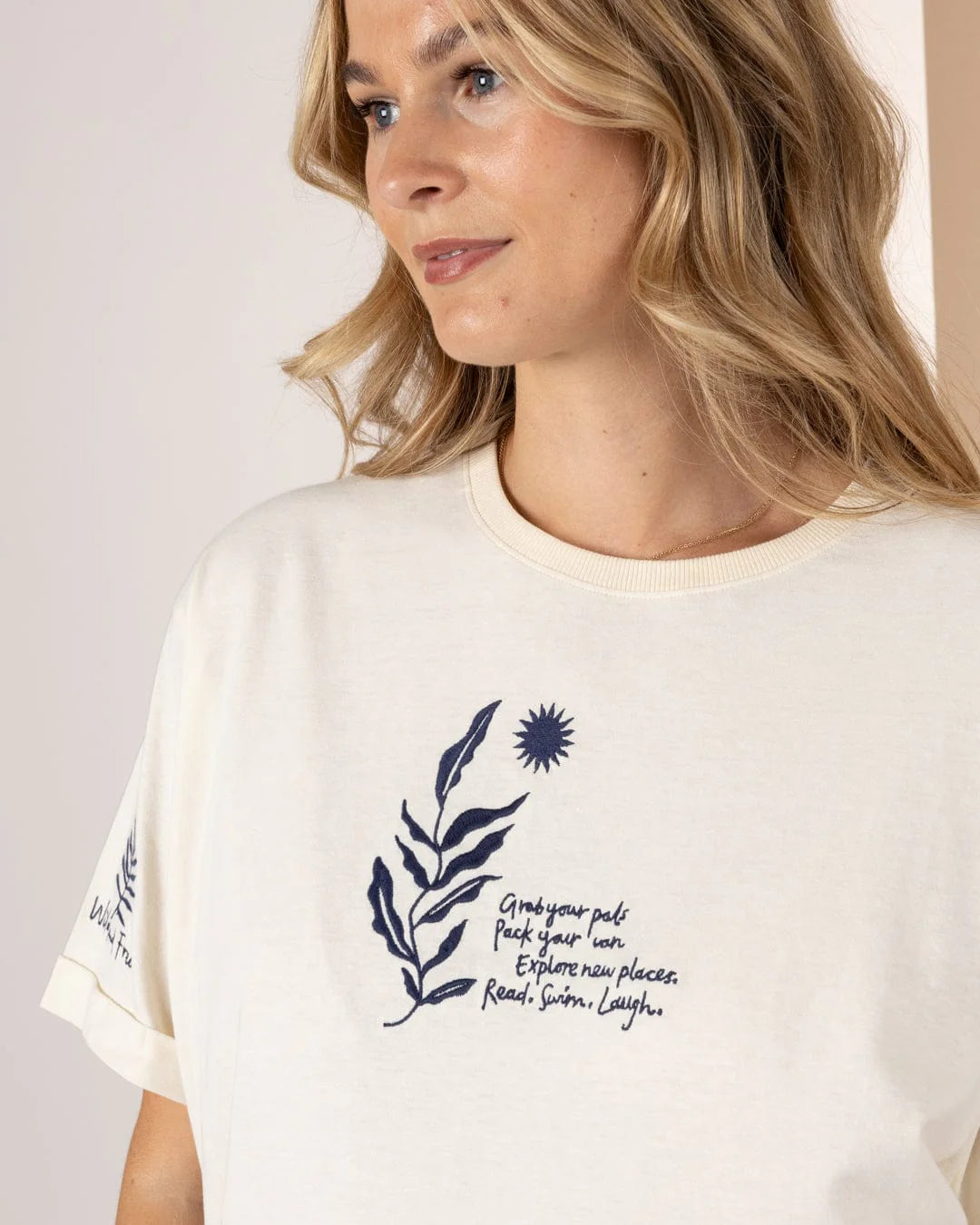 Saltrock Womens Dala T-Shirt Tsb22502023 Cream Clothing XS / Cream,S / Cream,M / Cream,L / Cream