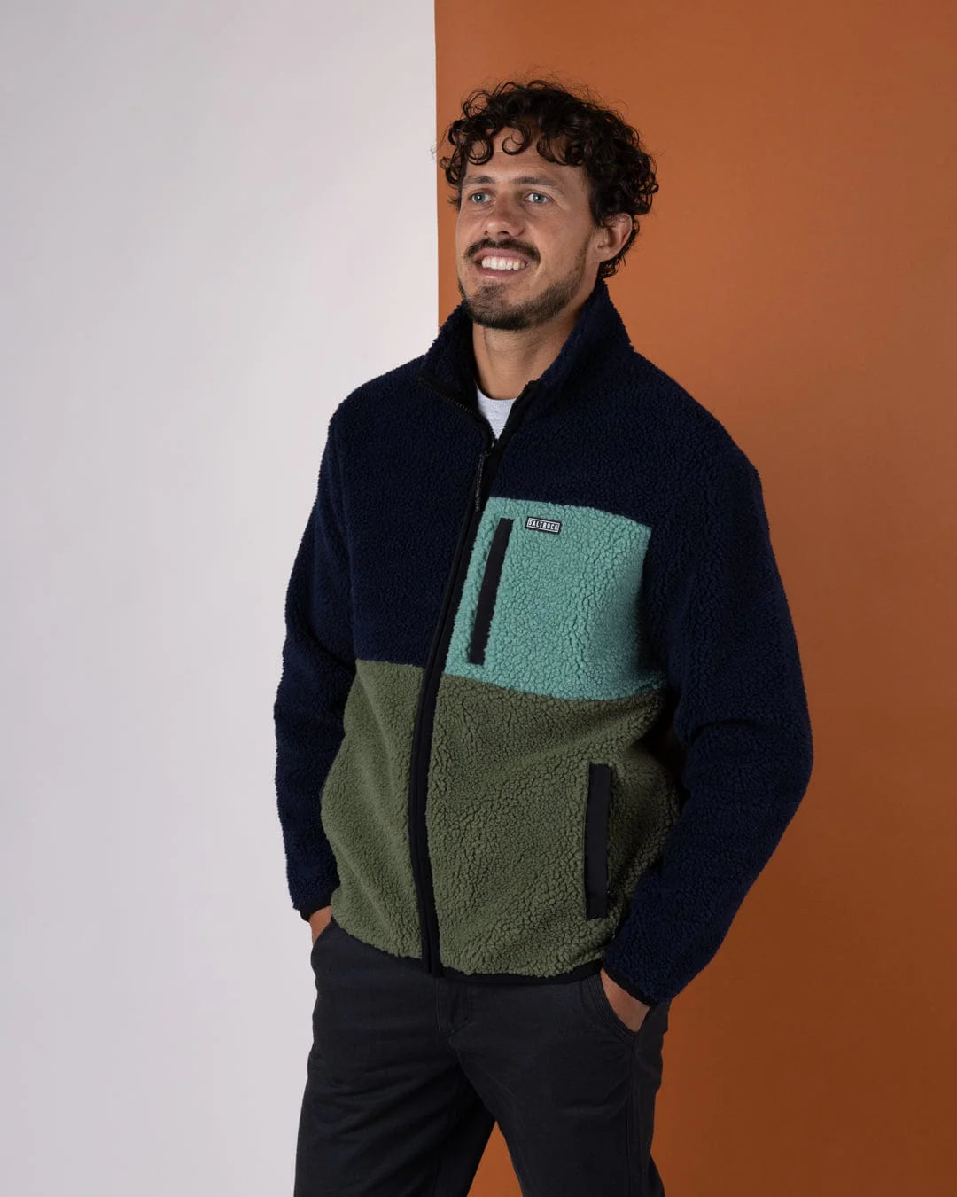 Saltrock Mens Wye Borg Fleece Jho12102028 Blue Clothing S / Blue,M / Blue,L / Blue,XL / Blue