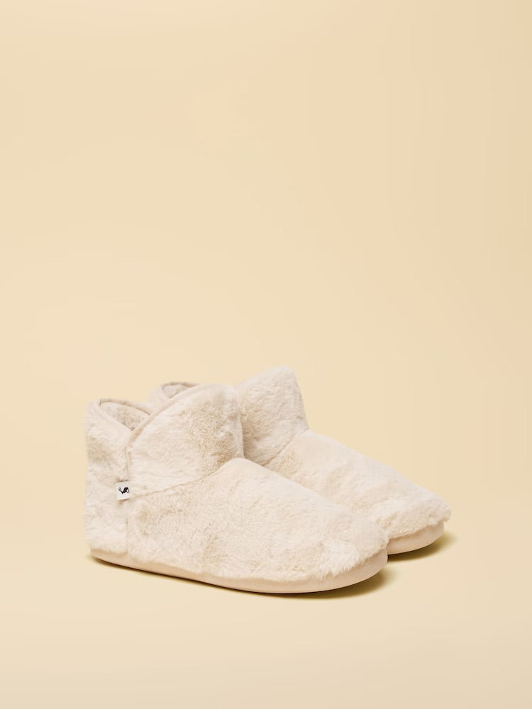 Joules Women Cabin Luxe Slippers Cream Footwear UK7-8 / Cream,UK3-4 / Cream,UK5-6 / Cream