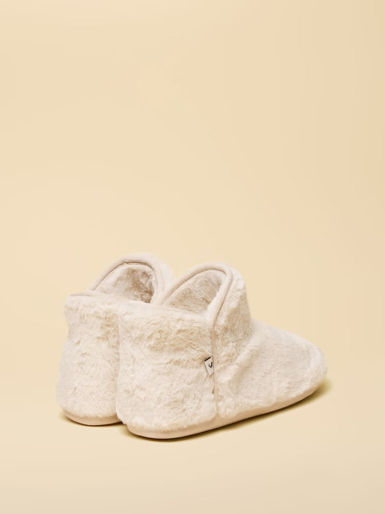 Joules Women Cabin Luxe Slippers Cream Footwear UK7-8 / Cream,UK3-4 / Cream,UK5-6 / Cream
