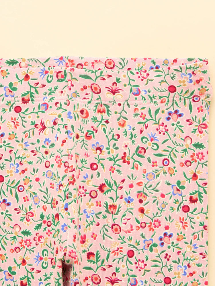 Joules Girls Pink Ditsy Leggings F12-828 Clothing 4YRS / Multi,5YRS / Multi,6YRS / Multi,7YRS / Multi,8YRS / Multi