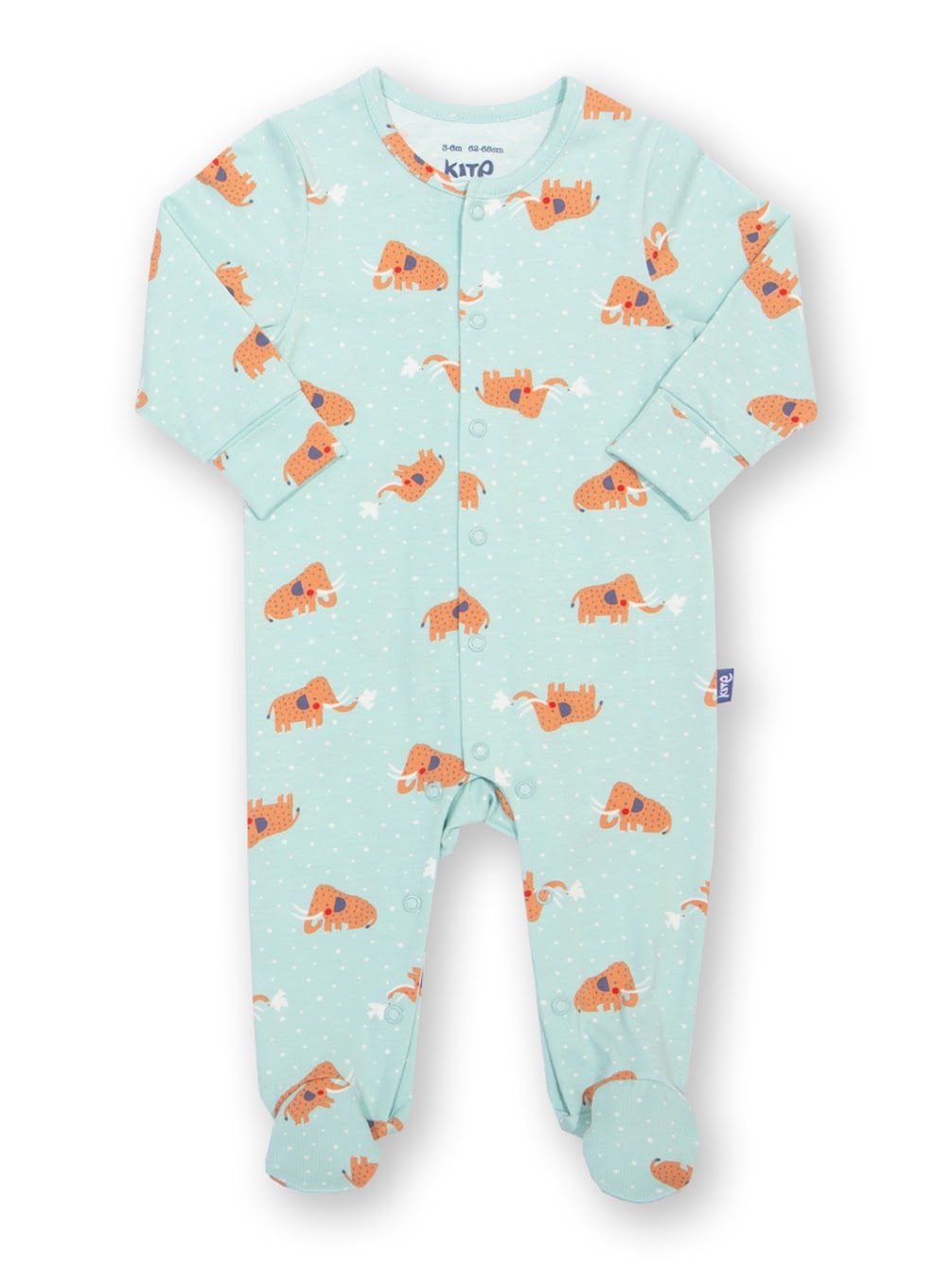 Kite Woolly And Dove Sleepsuit 54-8154 Clothing NEWBORN / Aqua,0-1M / Aqua,0-3M / Aqua,3-6M / Aqua,6-9M / Aqua