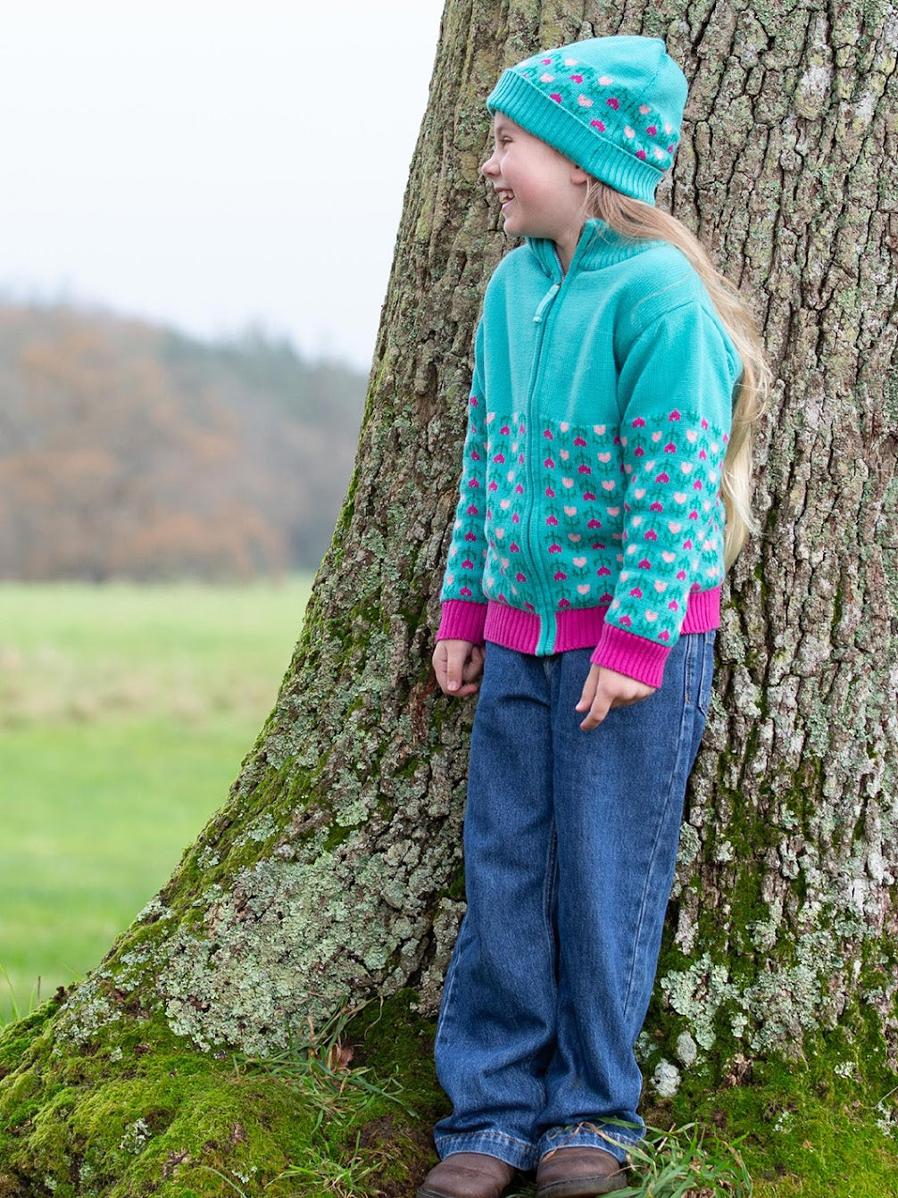 Kite Hygge Hat Flower Fable 54-5061 Aqua Clothing 1-3 YRS / Aqua,3-6YRS / Aqua,6-9YRS / Aqua