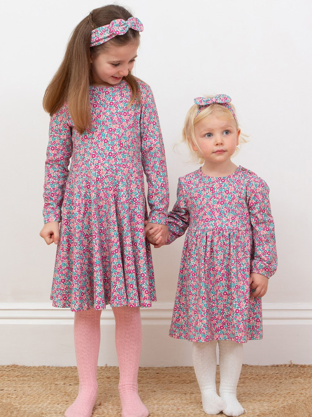 Kite Ditsy Tales Skater Dress 54-9651 Pink Clothing 4YRS / Pink,5YRS / Pink,6YRS / Pink,7YRS / Pink,8YRS / Pink