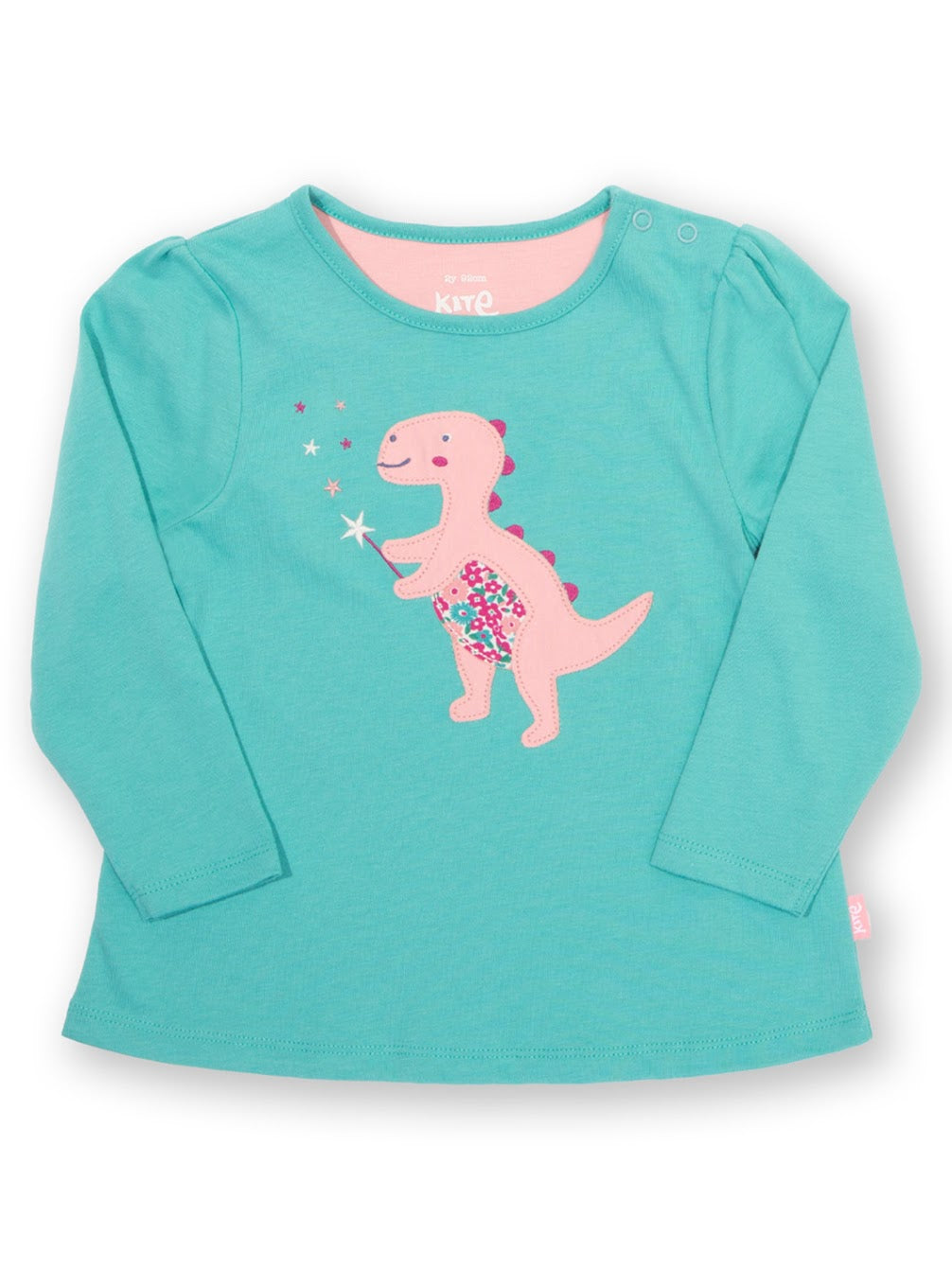 Kite Dino Magic Infant Tunic Top 54-9764 Aqua Clothing 3-6M / Aqua,6-9M / Aqua,9-12M / Aqua,12-18M / Aqua,18-24M/2Y / Aqua,3YRS / Aqua,4YRS / Aqua,5YRS / Aqua