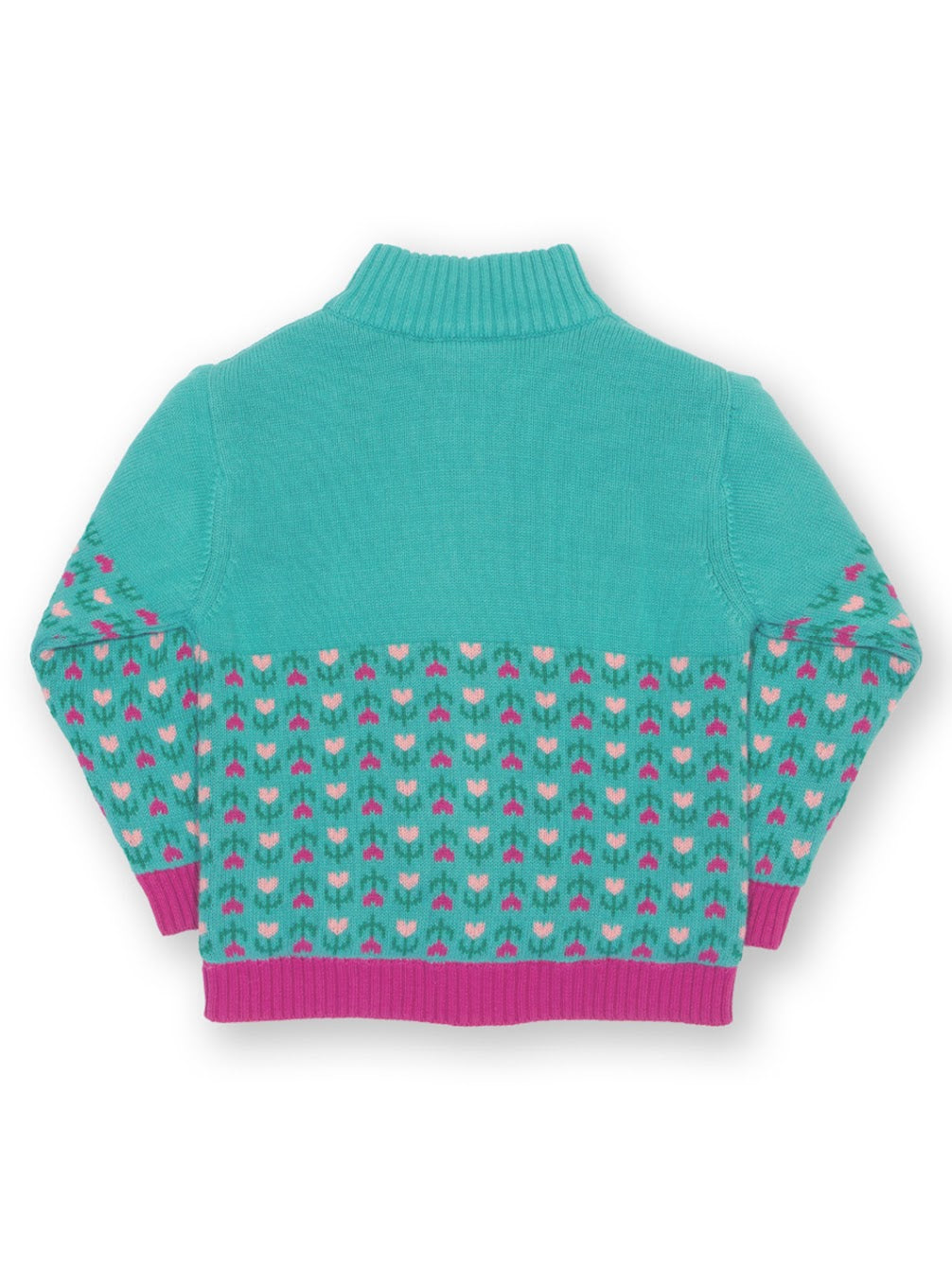 Kite Hygge Jacket Flower Fable 54-F504 Clothing 4YRS / Aqua,5YRS / Aqua,6YRS / Aqua,8YRS / Aqua