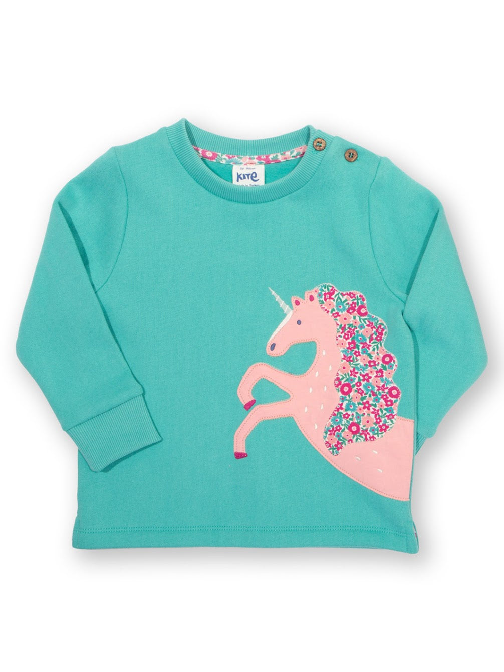 Kite Merhorse Sweatshirt 54-F838 Aqua Clothing 3YRS / Aqua,4YRS / Aqua,5YRS / Aqua,6YRS / Aqua,8YRS / Aqua