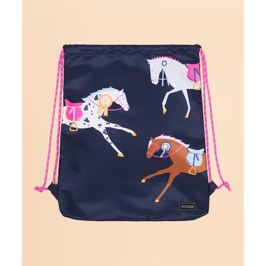 Joules Adventurer Swim/Pe Bag At2751 Navy Horses Accessories ONE SIZE / Navy