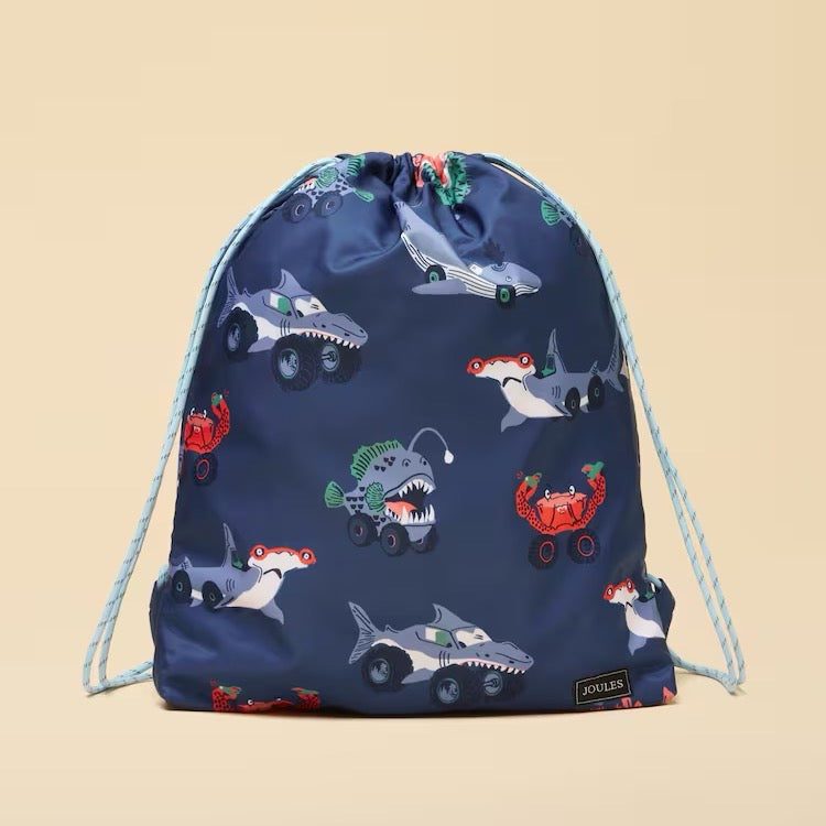 Joules Adventurer Swim/Pe Bag H20-653 Blue Fish Accessories ONE SIZE / Blue