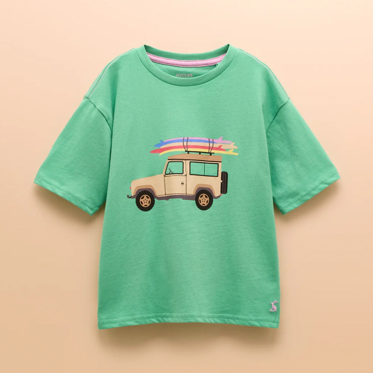 Joules Boys Ben T-Shirt E56232 Green 4X4 Clothing 4YRS / Green,5YRS / Green,6YRS / Green,8YRS / Green