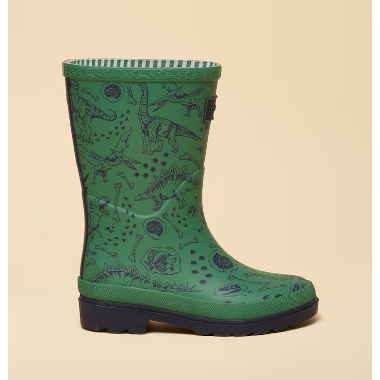 Joules Boys Wellingtons H20-644 Green Dino Footwear UK8 INFANT / Green,UK9 KIDS / Green,UK10 KIDS / Green,UK11 KIDS / Green,UK12 KIDS / Green,UK13 KIDS / Green,UK1 KIDS / Green,UK2 KIDS / Green
