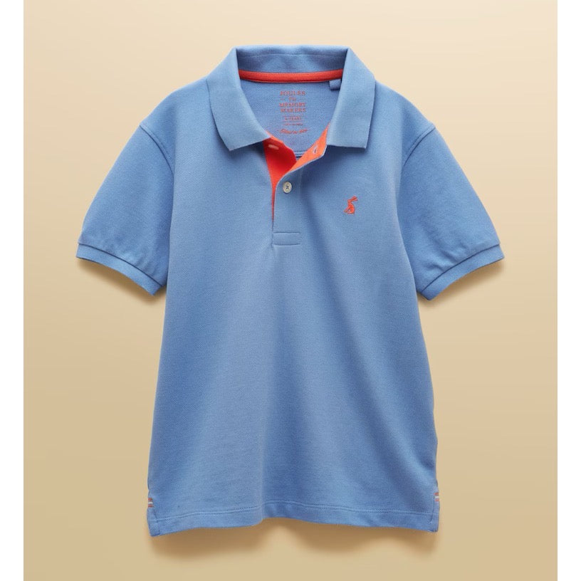 Joules Boys Woody Polo Shirt H27-334 Blue Clothing 4YRS / Blue,5YRS / Blue,6YRS / Blue,7YRS / Blue,8YRS / Blue