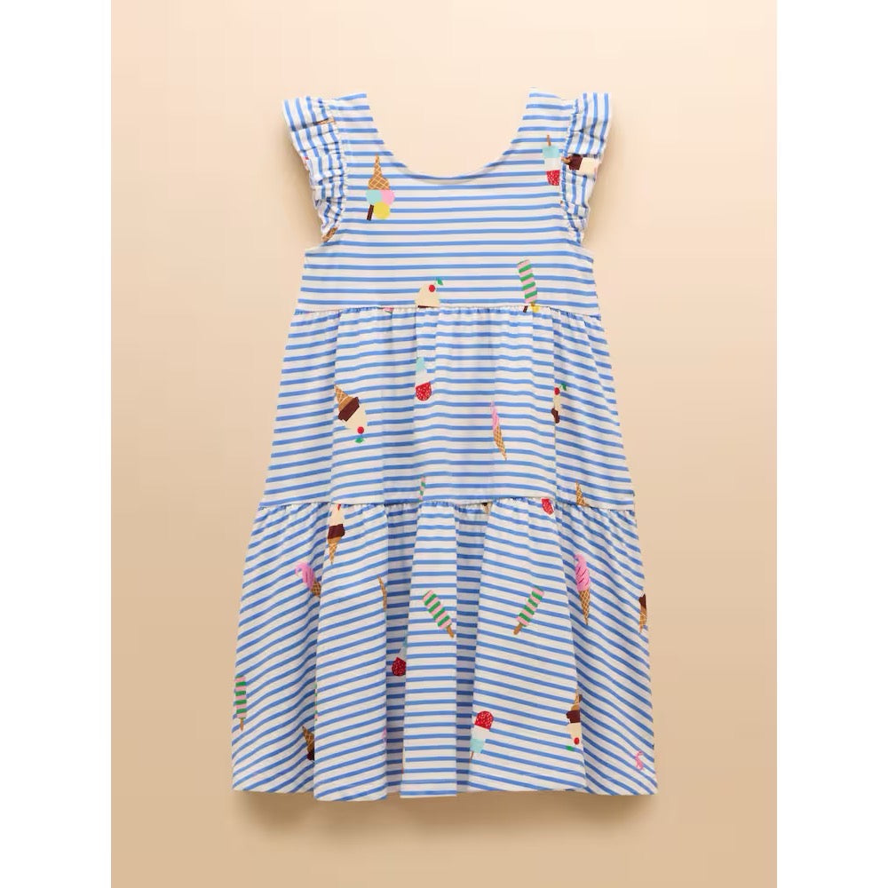 Joules Girls Butterfly Ice Cream Dress E96235 Clothing 4YRS / Blue,5YRS / Blue,7YRS / Blue,8YRS / Blue,9YRS / Blue