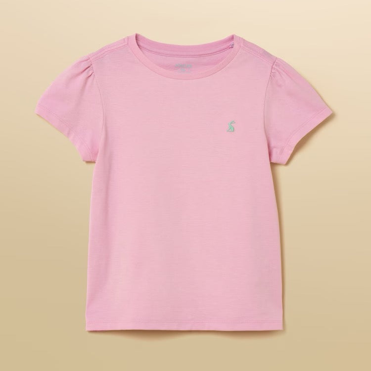 Joules Girls Lets Go T-Shirt Pink