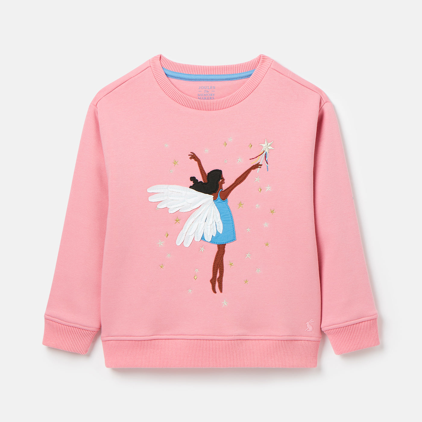 Joules Girls Mackenzie Sweatshirt E58058 Pink Fairy Clothing 2YRS / Pink,3YRS / Pink,4YRS / Pink,5YRS / Pink,6YRS / Pink