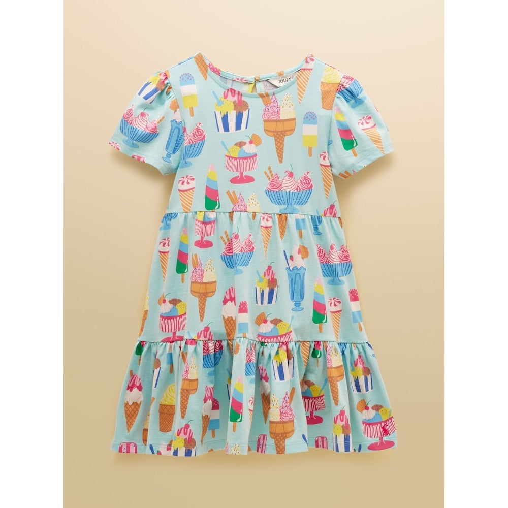 Joules Girls Nellie Ice Cream Dress H88-194 Clothing 4YRS / Multi,5YRS / Multi,7YRS / Multi,8YRS / Multi,9YRS / Multi