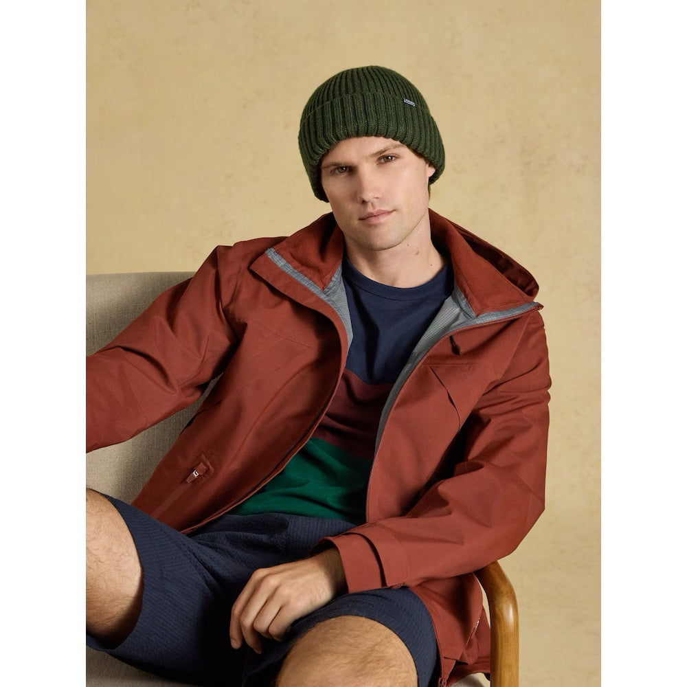 Joules Mens Hammond Beanie G13-672 Green Clothing ONE SIZE / Green