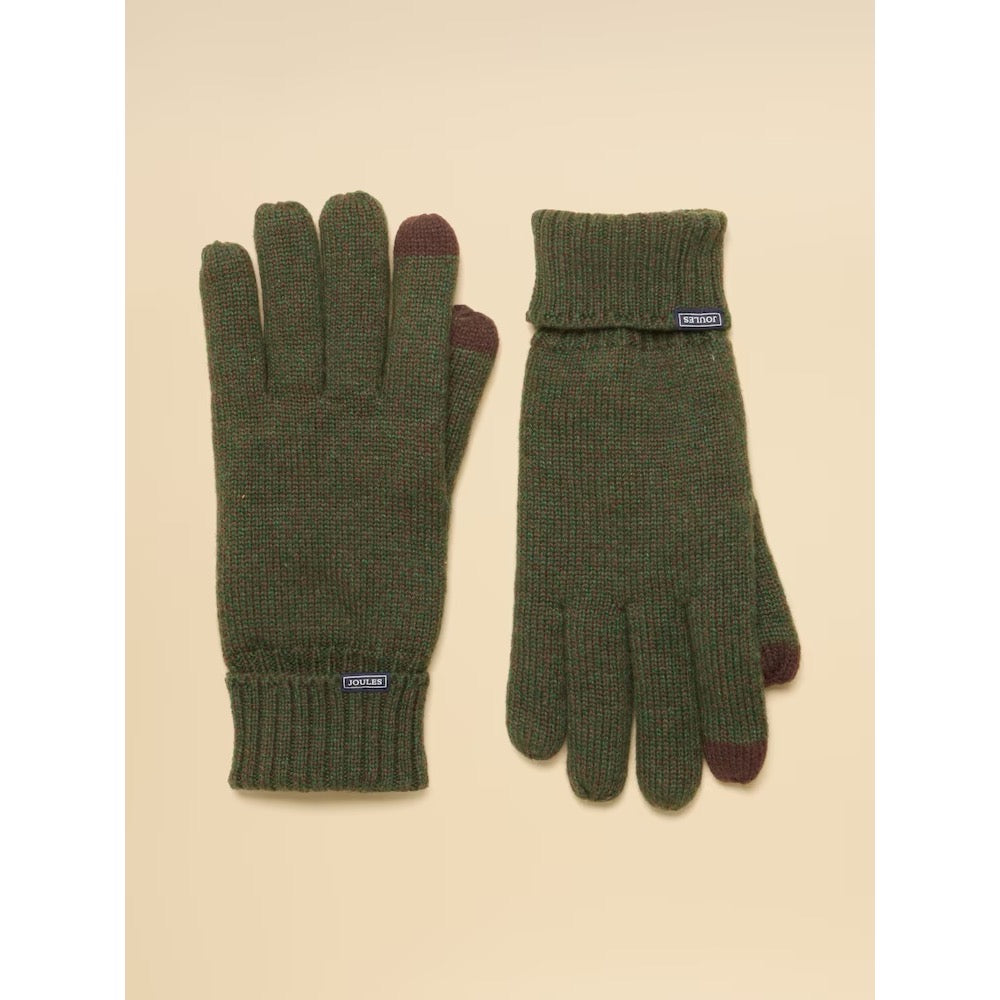 Joules Mens Hammond Gloves G13-688 Green Clothing S-M / Green,M-L / Green