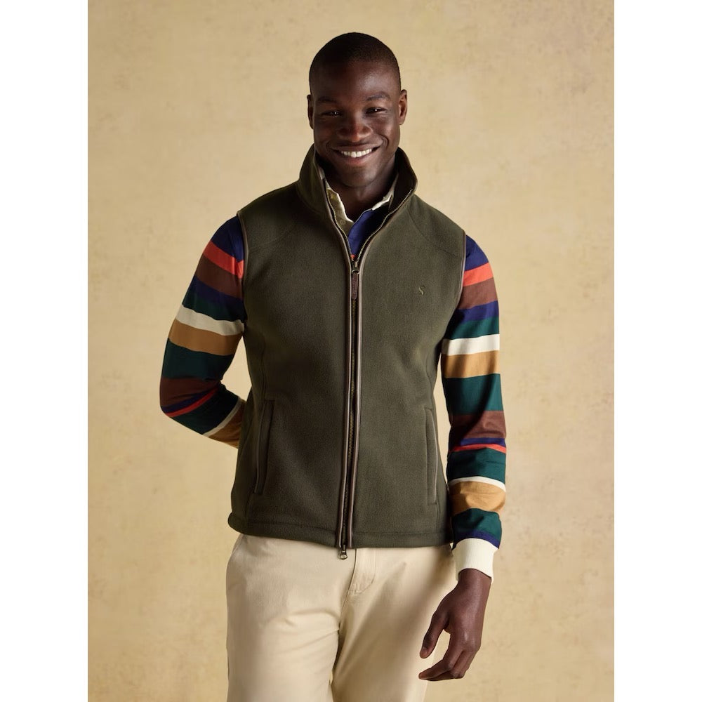 Joules Mens Heritage Gilet Au6-127 Khaki Clothing M / Khaki,L / Khaki,XL / Khaki,XXL / Khaki