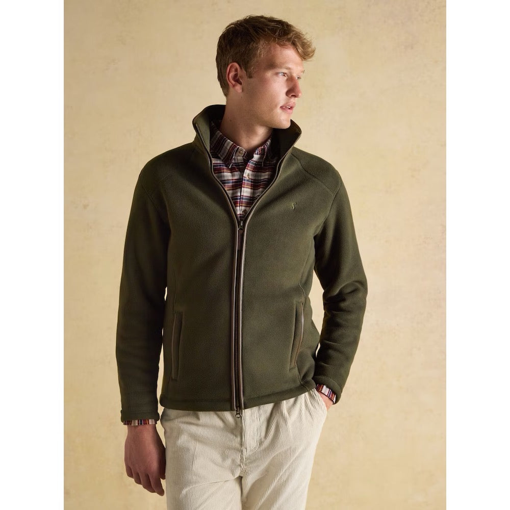 Joules Mens Heritage Zip Fleece Au7-274 Khaki Clothing M / Khaki,L / Khaki,XL / Khaki,XXL / Khaki
