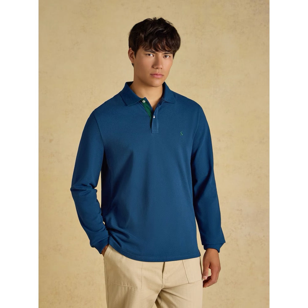 Joules Mens Woody Ls Polo Shirt W17-749 Blue Clothing S / Blue,M / Blue,L / Blue,XL / Blue,XXL / Blue