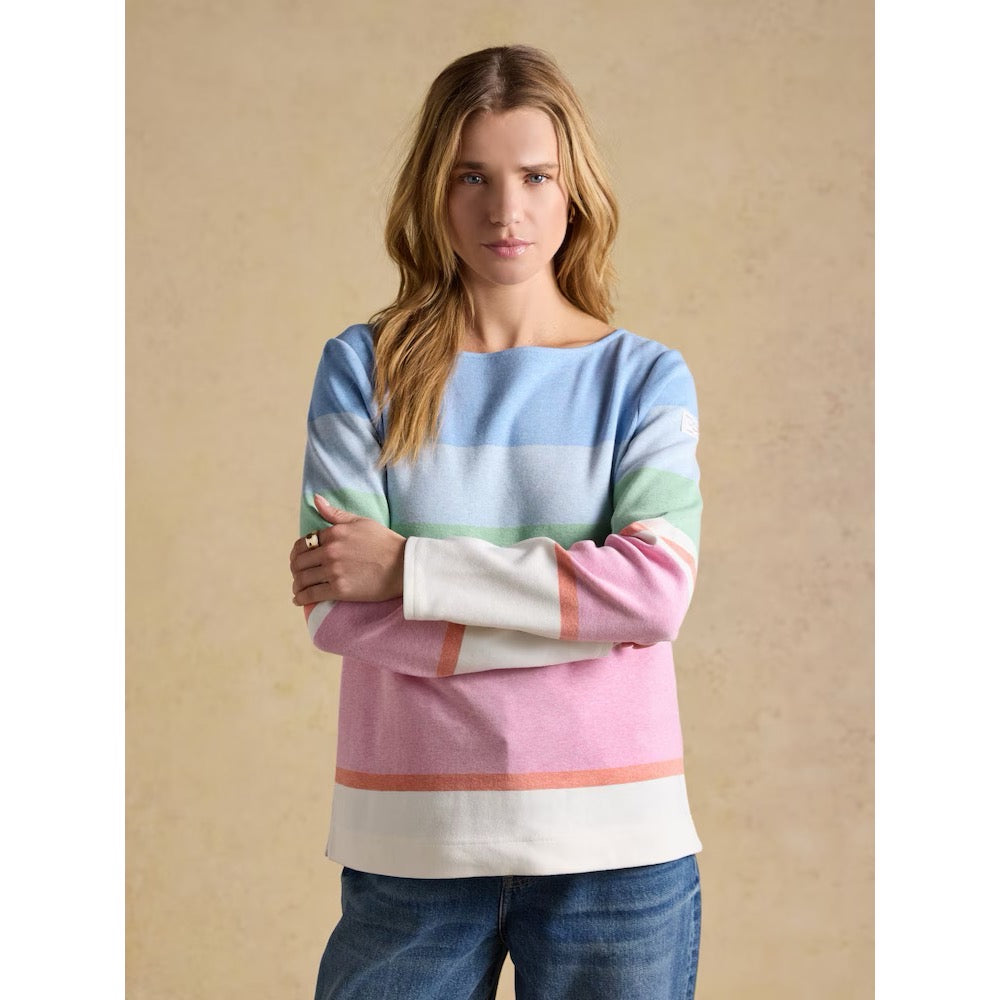 Joules Women Harbour Multi Stripe Top H71115